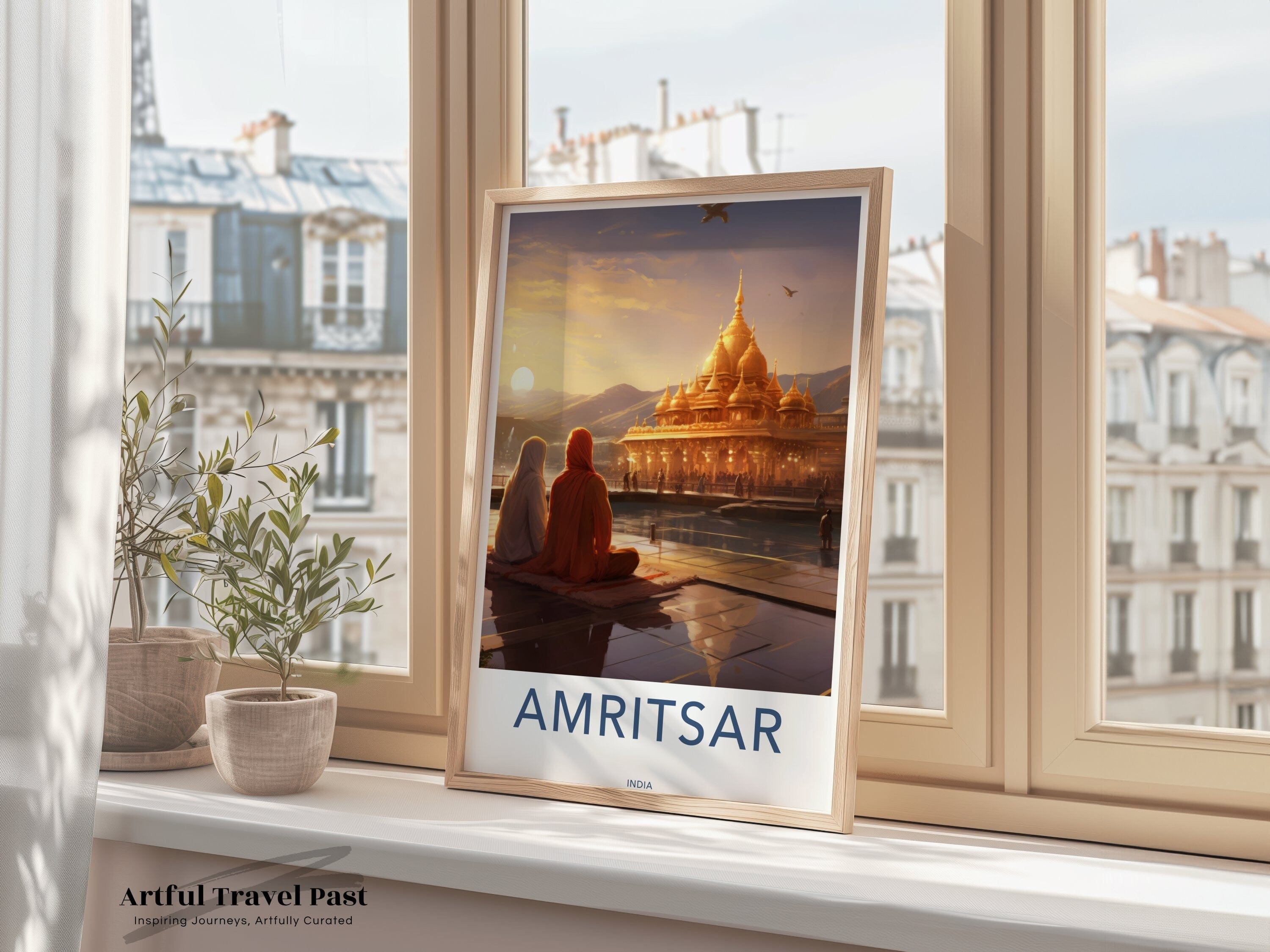 Wall Art Amritsar Poster | Punjab Wall Art | India Decor