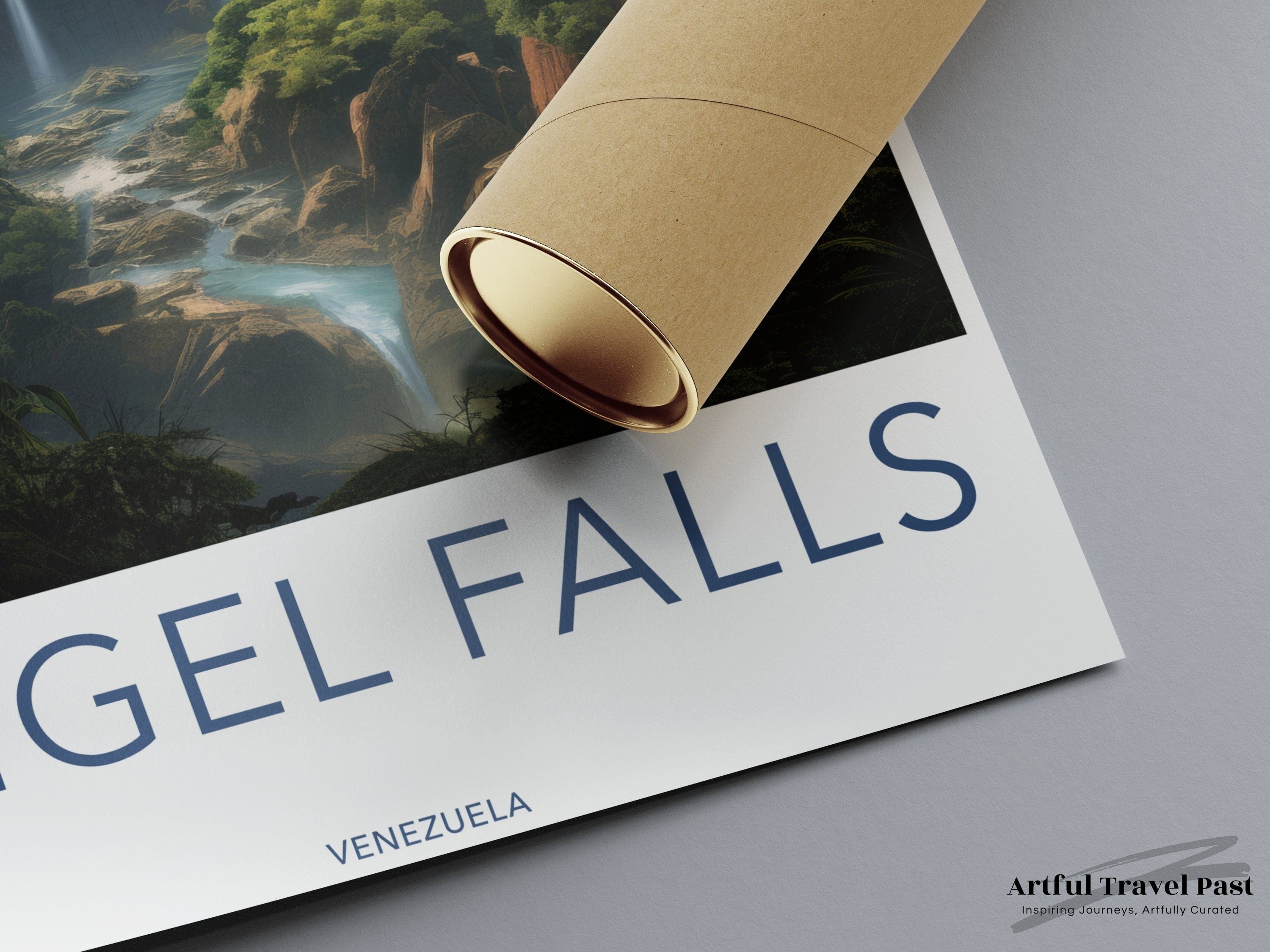 Wall Art Angel Falls Poster | Venezuela Wall Art | South America Decor