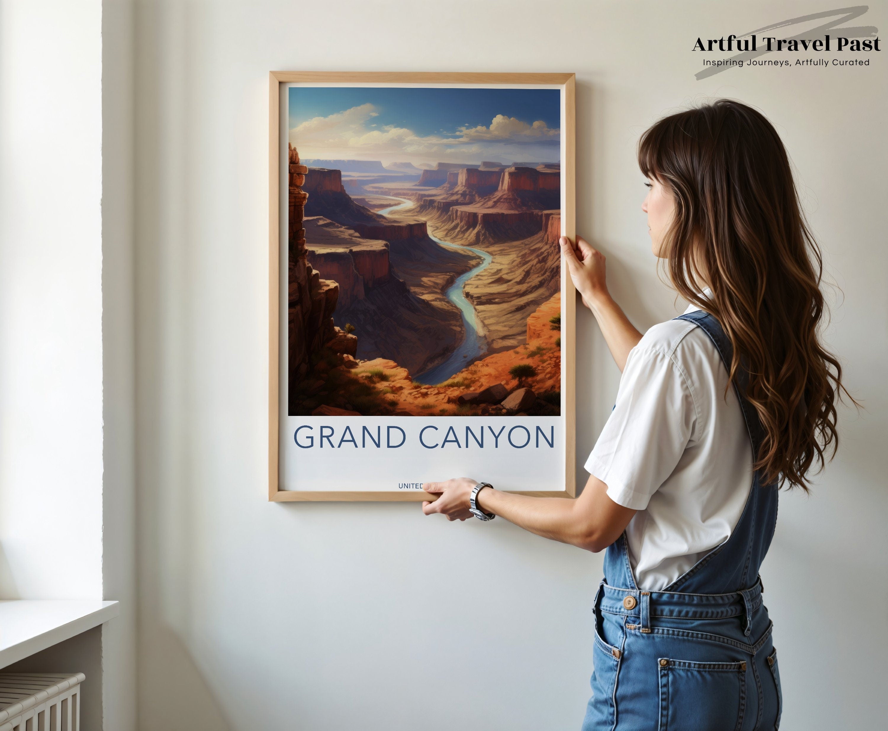 Grand Canyon Wall Art, Grand Canyon National Park Print, Home Decor, Landscape Art, American Landmarks, Scenic View Poster