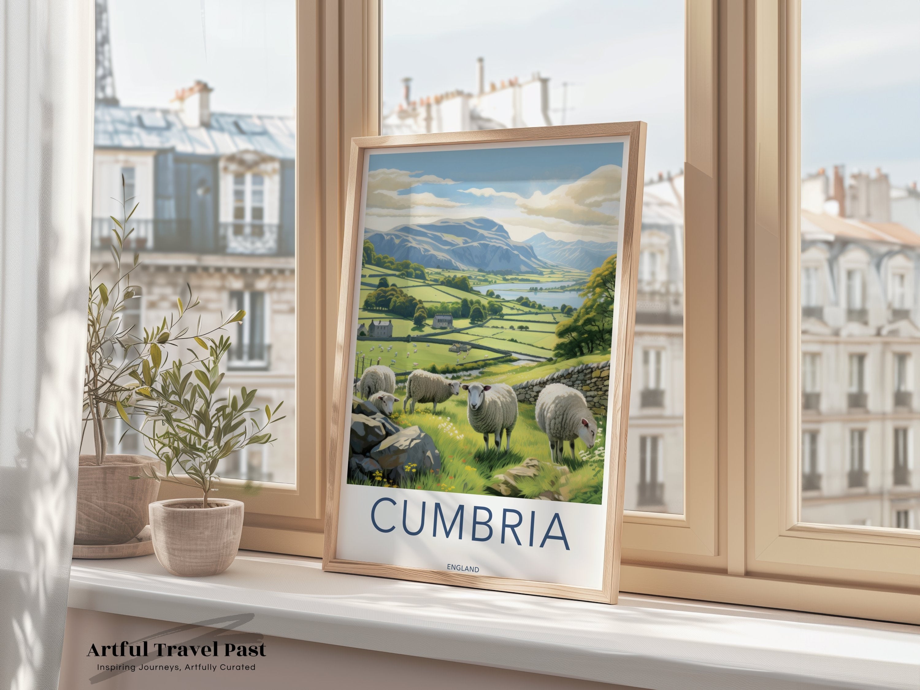 Beautiful Cumbria Wall Art, Stunning Countryside Artwork, Perfect for Home Decor, Captivating Landscape Print, Scenic View Poster