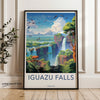 Iguazu Falls Wall Art, Argentina Nature Poster, Scenic Landscape Print, Waterfall Art, Home Decor, Travel Photography