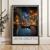 Jeita Grotto Wall Art, Unique Travel Destination Poster, Lebanon Cave Print, Nature Scenic Artwork, Historic Cultural Landmark