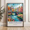 Wall Art Amsterdam Poster | Netherlands Wall Art | Europe Decor