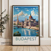 Wall Art Budapest Poster | Hungary Wall Art | Eastern Europe Decor