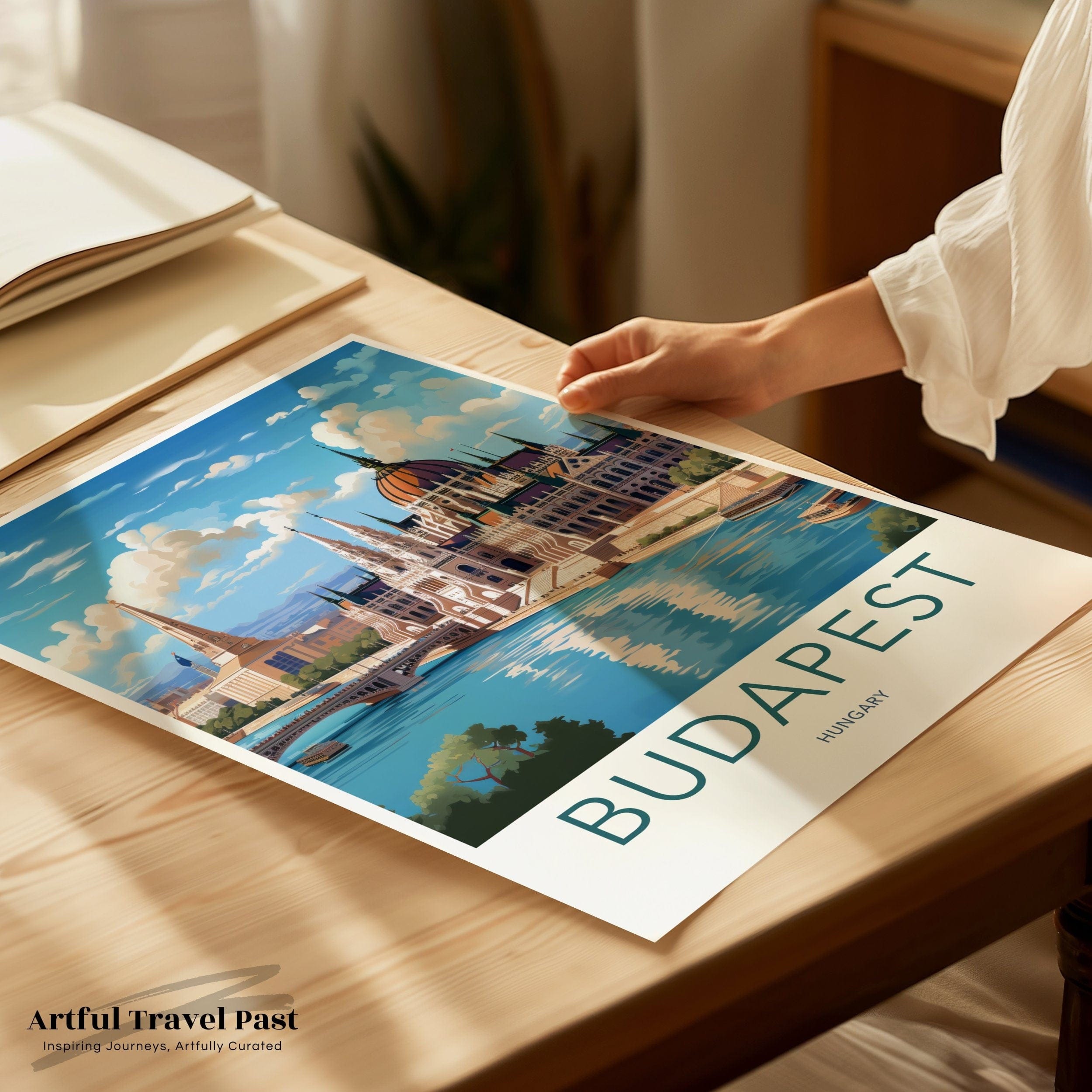 Wall Art Budapest Poster | Hungary Wall Art | Eastern Europe Decor