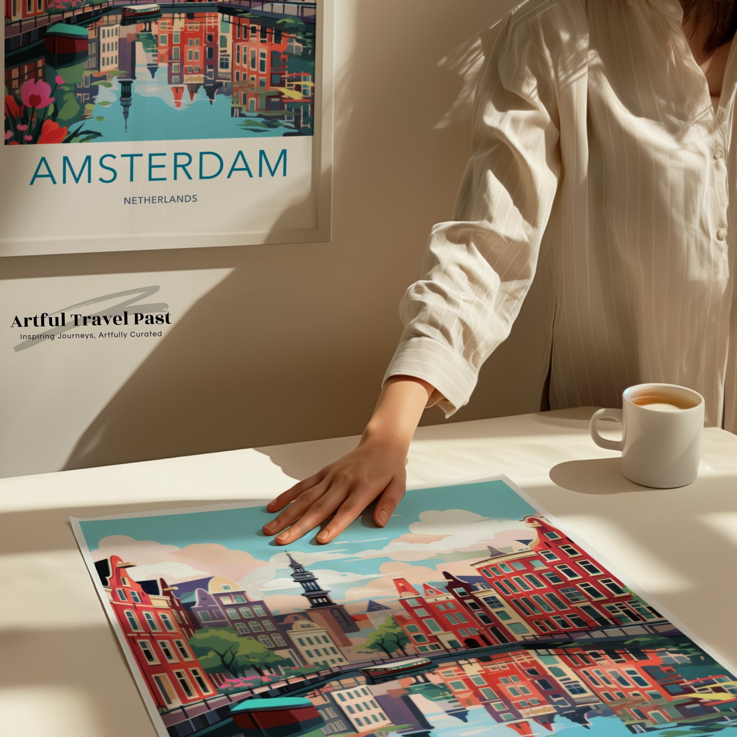 Wall Art Amsterdam Poster | Netherlands Wall Art | Europe Decor