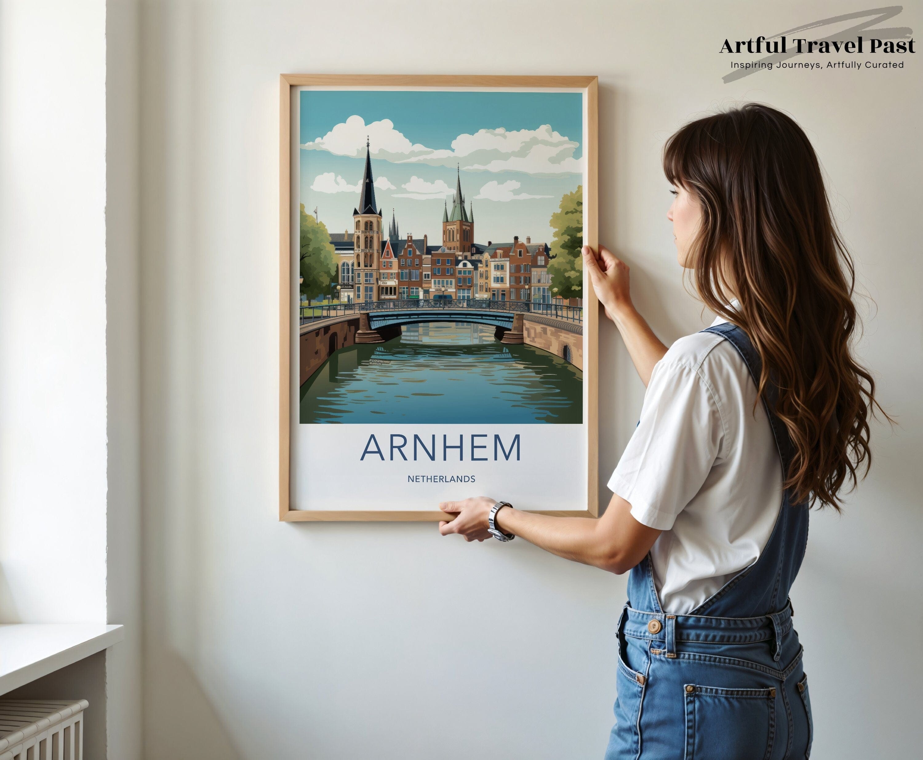 Wall Art Arnhem Poster | Netherlands Wall Art | Europe Decor