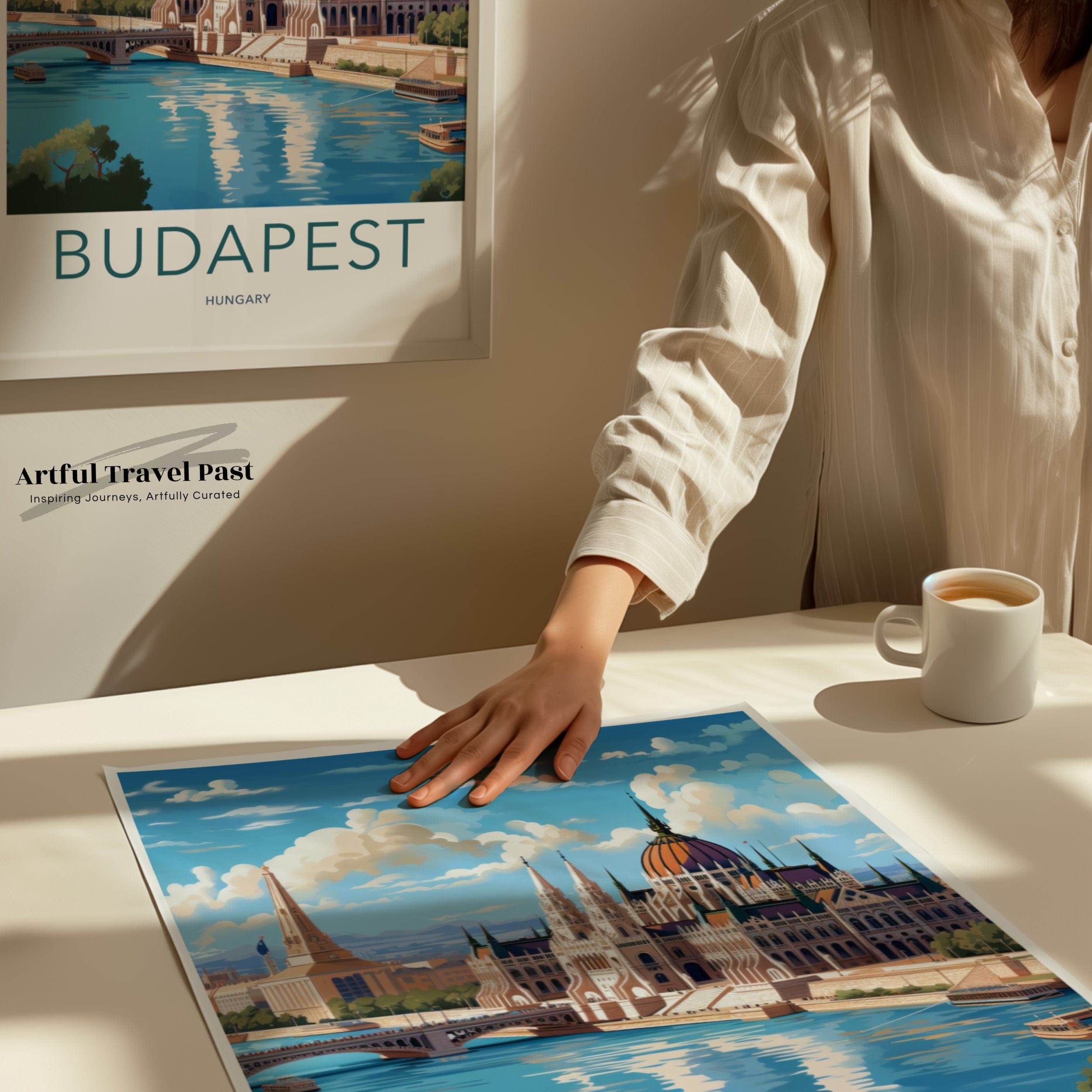 Wall Art Budapest Poster | Hungary Wall Art | Eastern Europe Decor