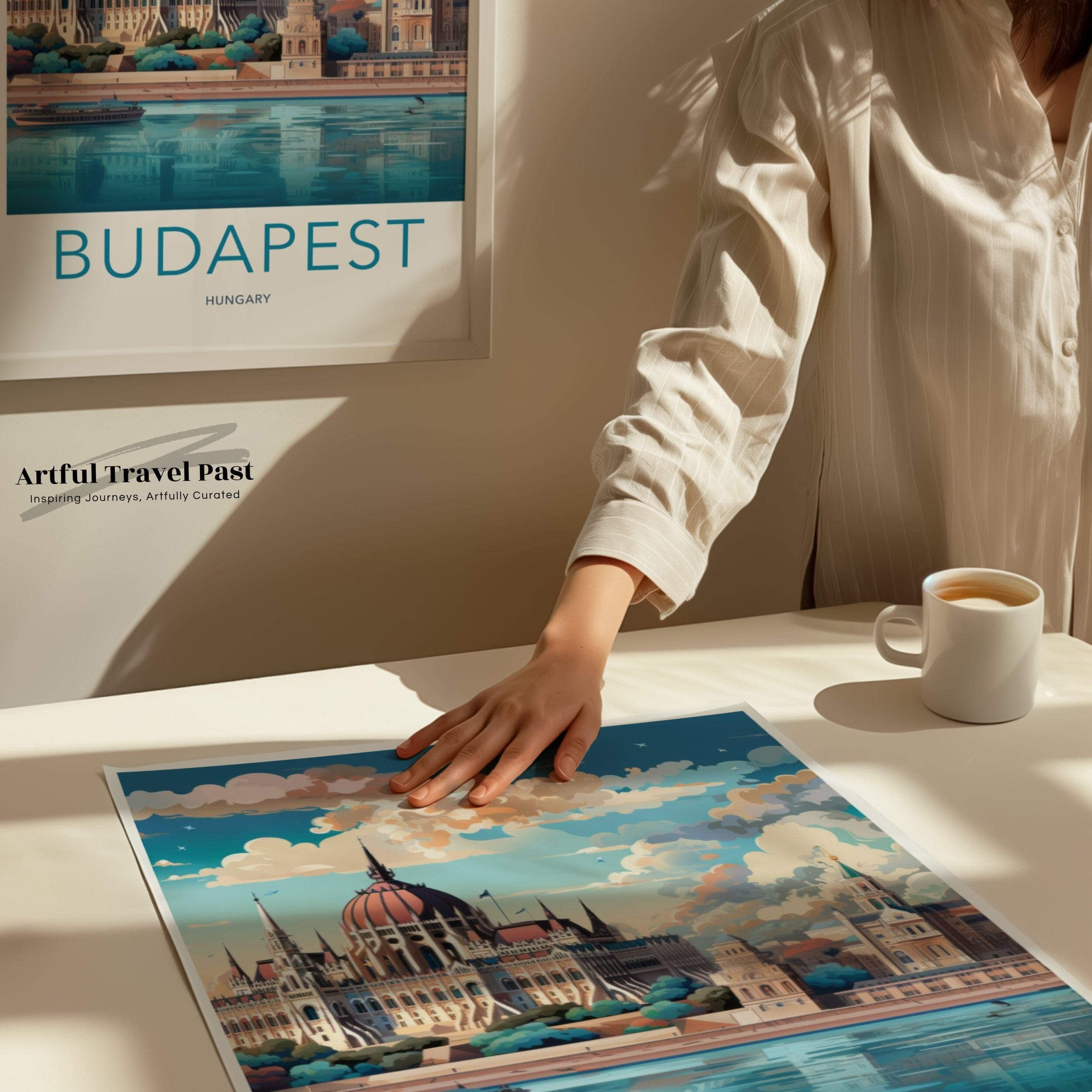 Wall Art Budapest Poster | Hungary Wall Art | Eastern Europe Decor