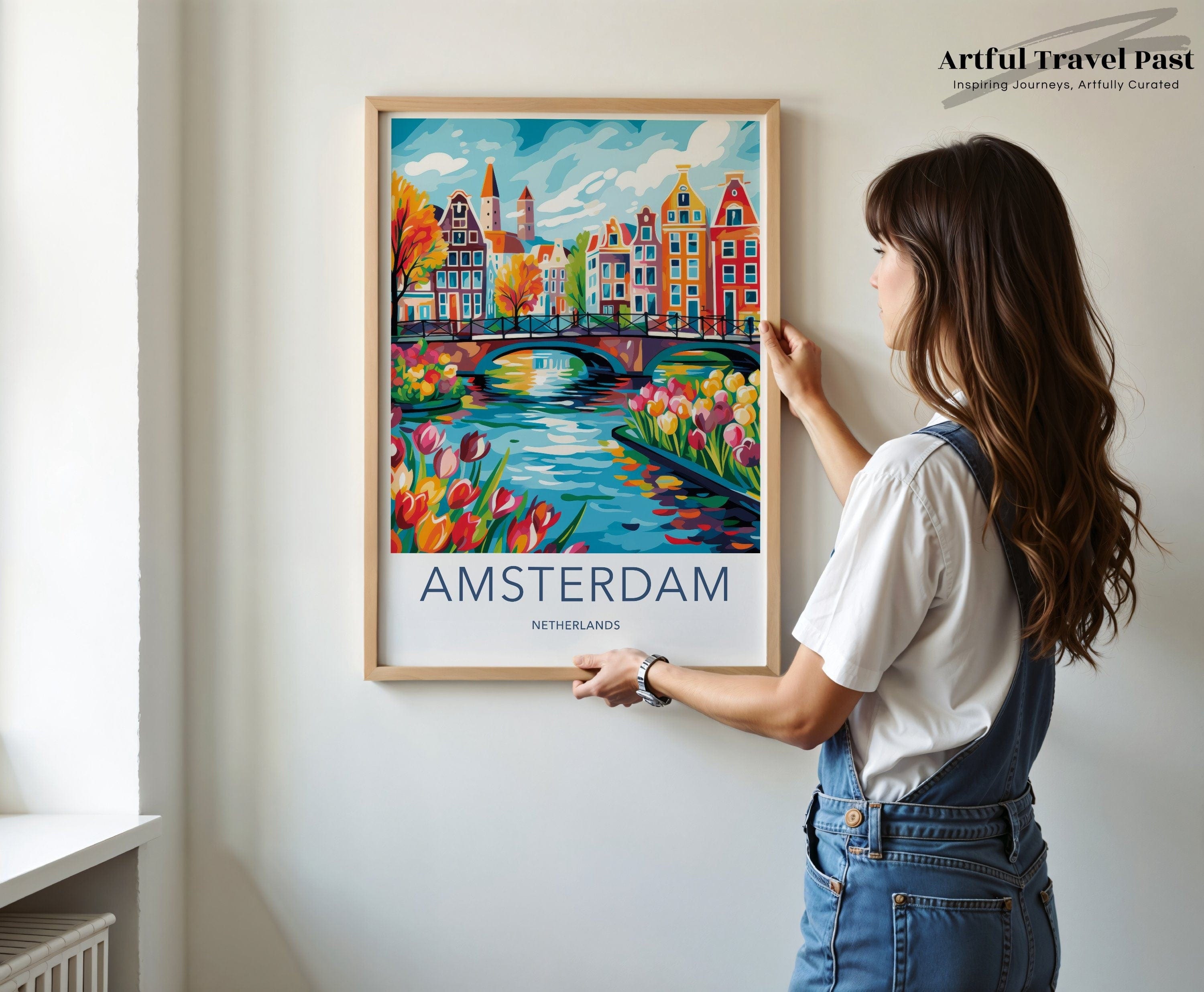 Wall Art Amsterdam Poster | Netherlands Wall Art | Europe Decor