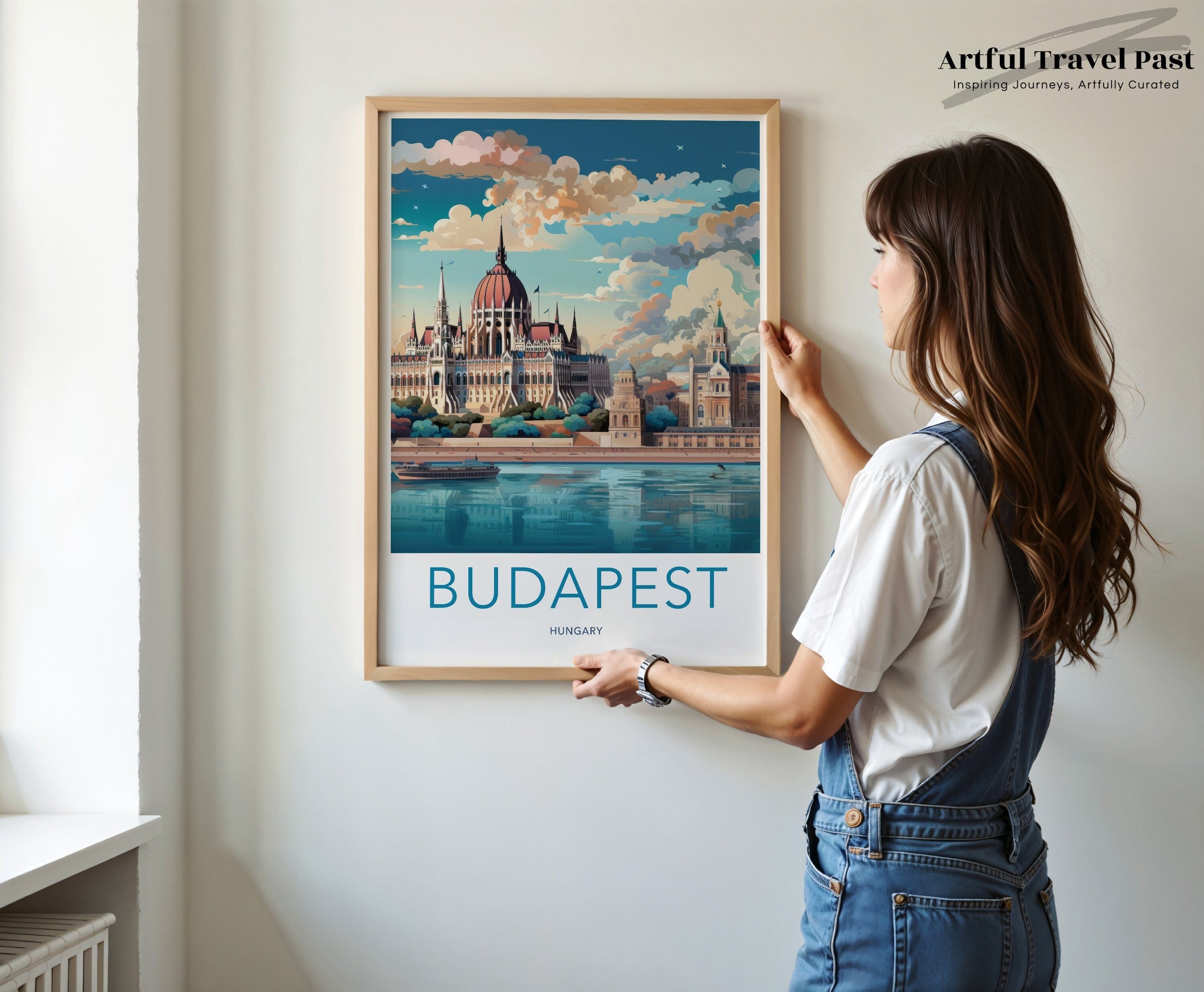 Wall Art Budapest Poster | Hungary Wall Art | Eastern Europe Decor