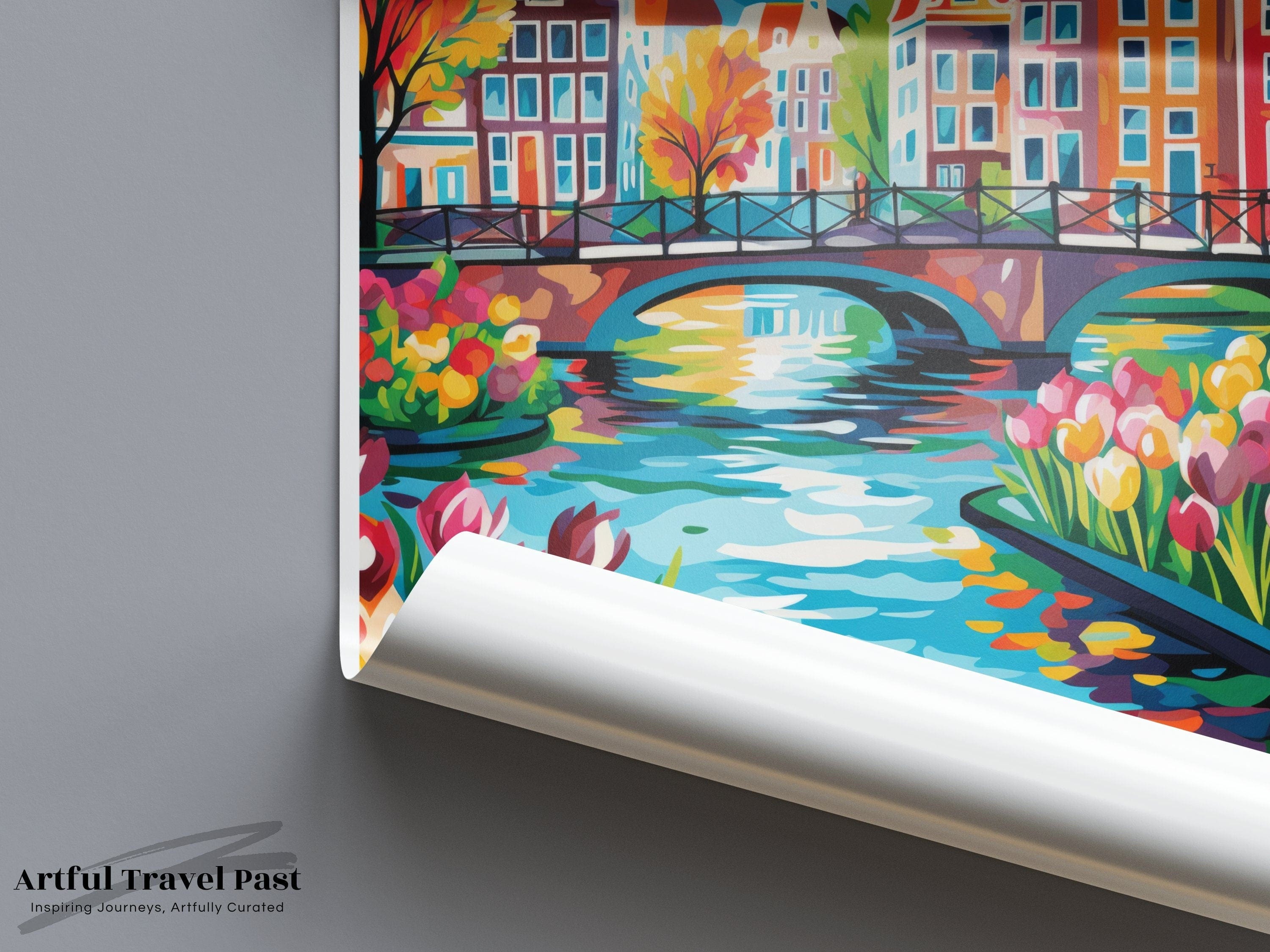 Wall Art Amsterdam Poster | Netherlands Wall Art | Europe Decor