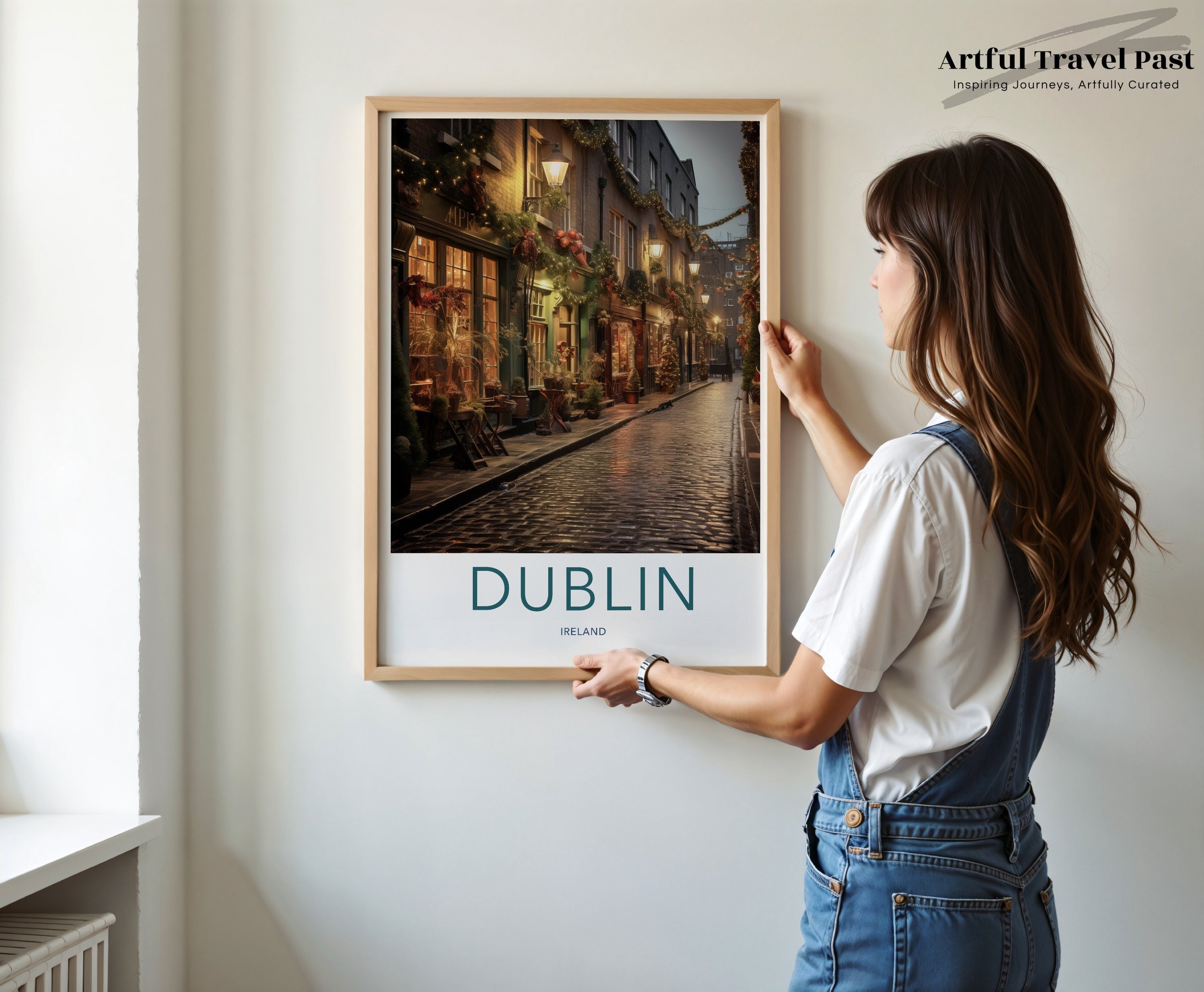 Dublin Ireland Wall Art, Charming Street Scene Print, European Cityscape Decor, Urban Holiday Photography Wall Decor