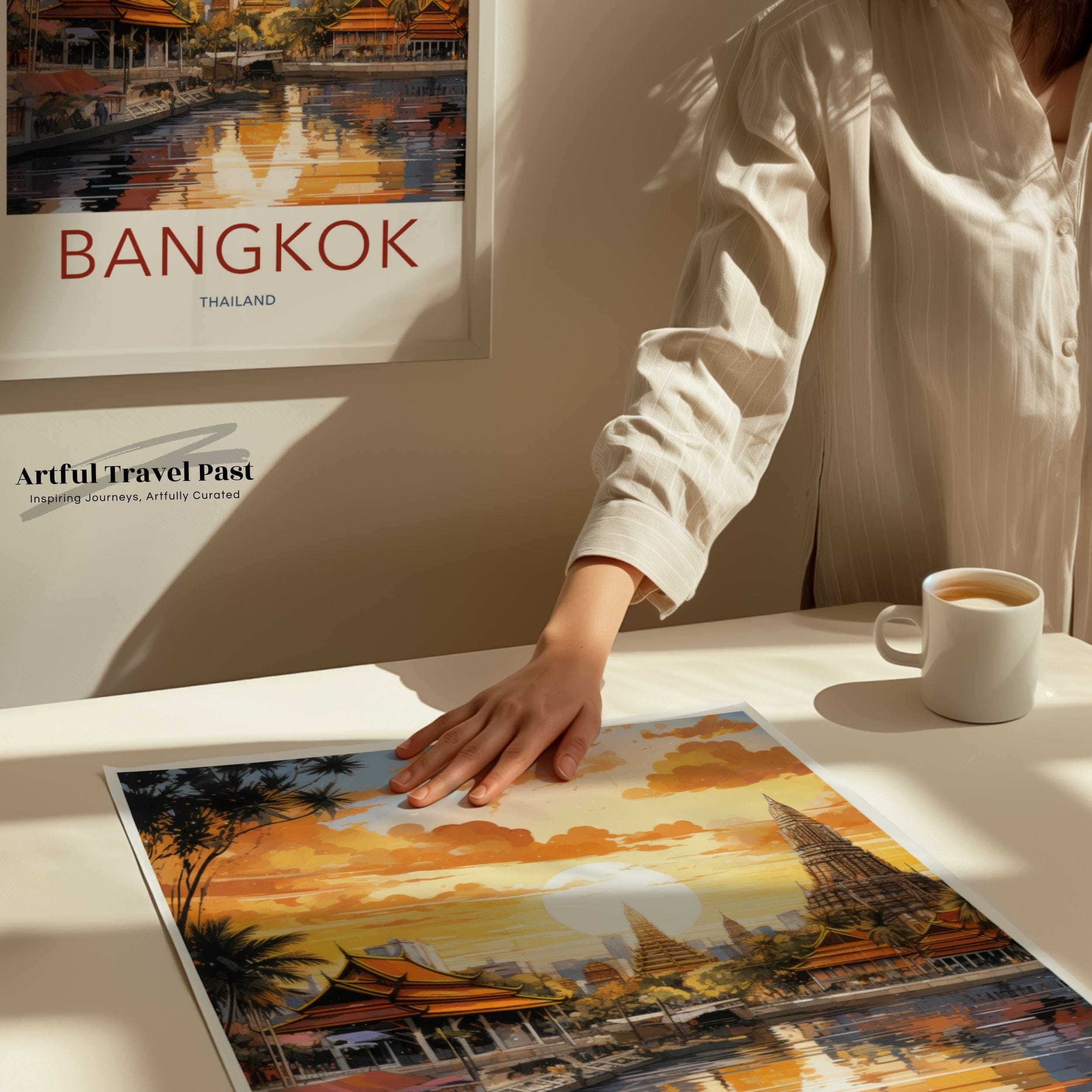 Wall Art Bangkok Poster | Thailand Wall Art | Asia Decor