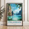 Palawan Wall Art, Stunning Landscape Artwork, Tropical Island Decor, Philippines Travel Poster, Beach Paradise Print, Scenic Ocean View