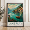 Lake Plav Montenegro Wall Art, Beautiful Serene Lake Landscape Print, Ideal Home Decor, Vibrant Nature Scenery, Mountain View Art