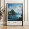 Little Skellig Scenic Wall Art, Ireland Coastal Landscape, Nature Photography Print, Stunning Ocean View, Irish Heritage Decor