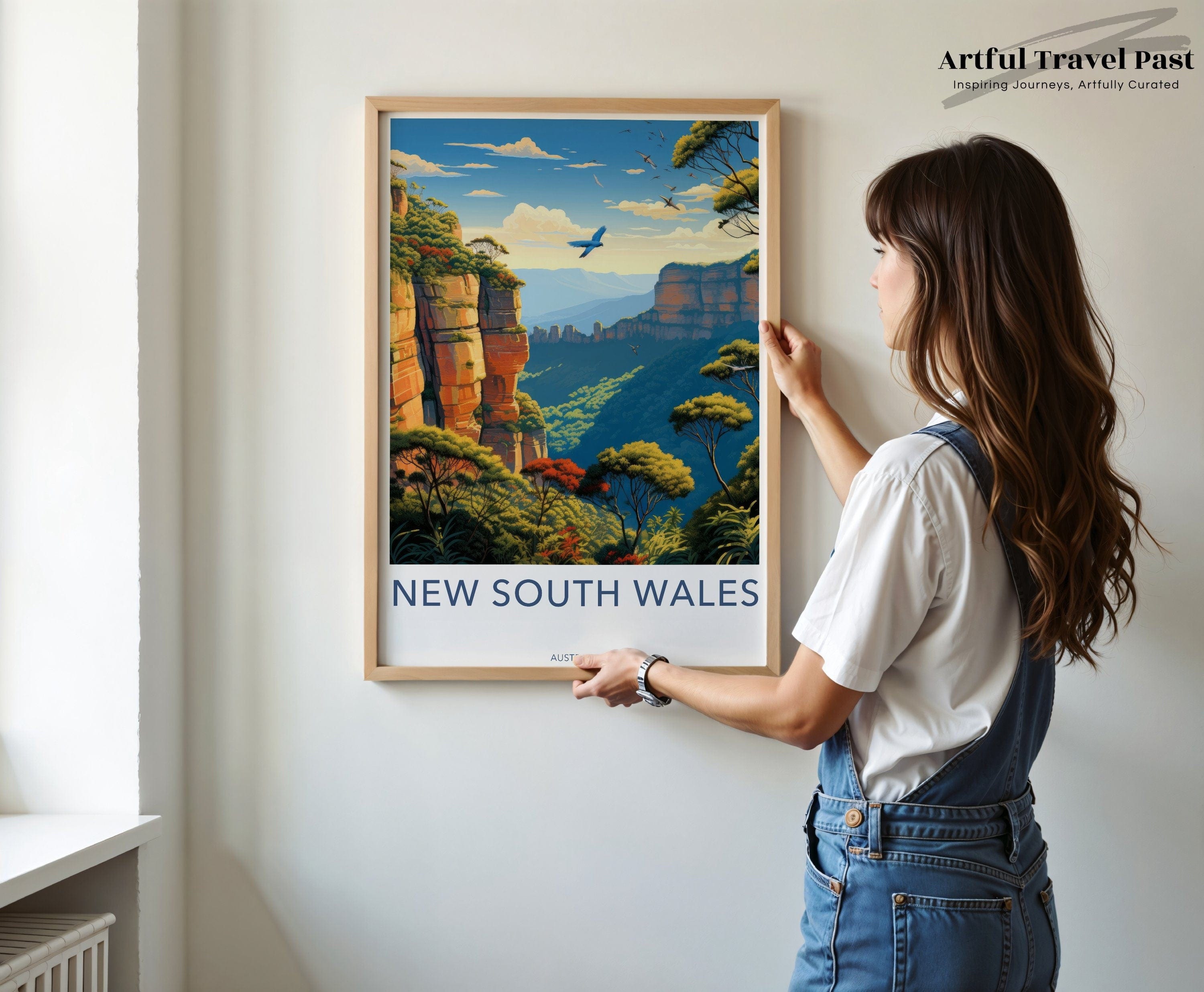 Wall Art Blue Mountains Poster | New South Wales | Australia Wall Art