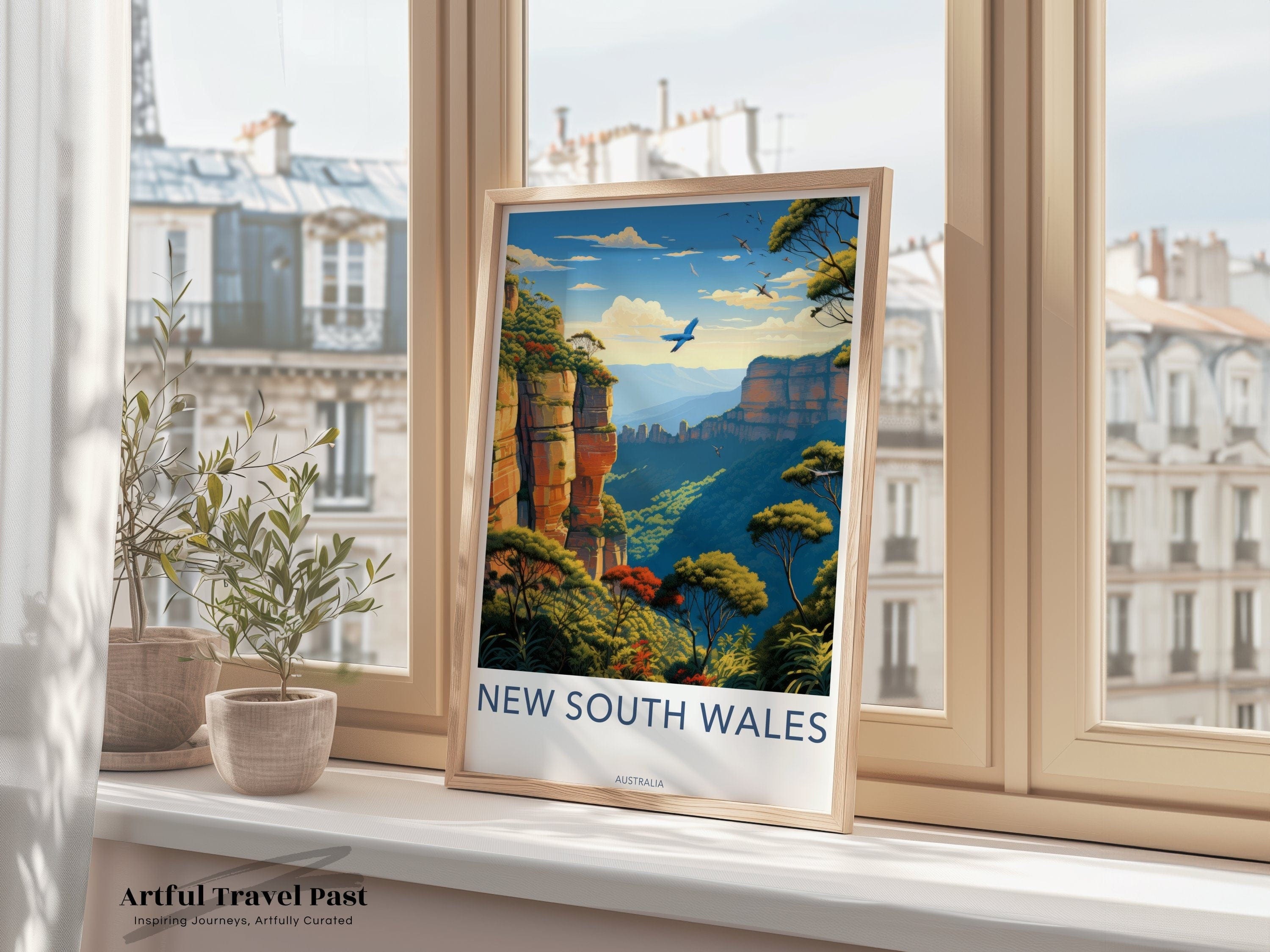 Wall Art Blue Mountains Poster | New South Wales | Australia Wall Art