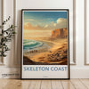 Skeleton Coast Namibia Wall Art, Coastal Landscape Poster, African Beach Scenery, Nature Photography Print, Home Decor