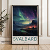 Svalbard Wall Art, Norway Landscape Print, Northern Lights Poster, Arctic Home Decor, Winter Wonderland Artwork, Travel Photography