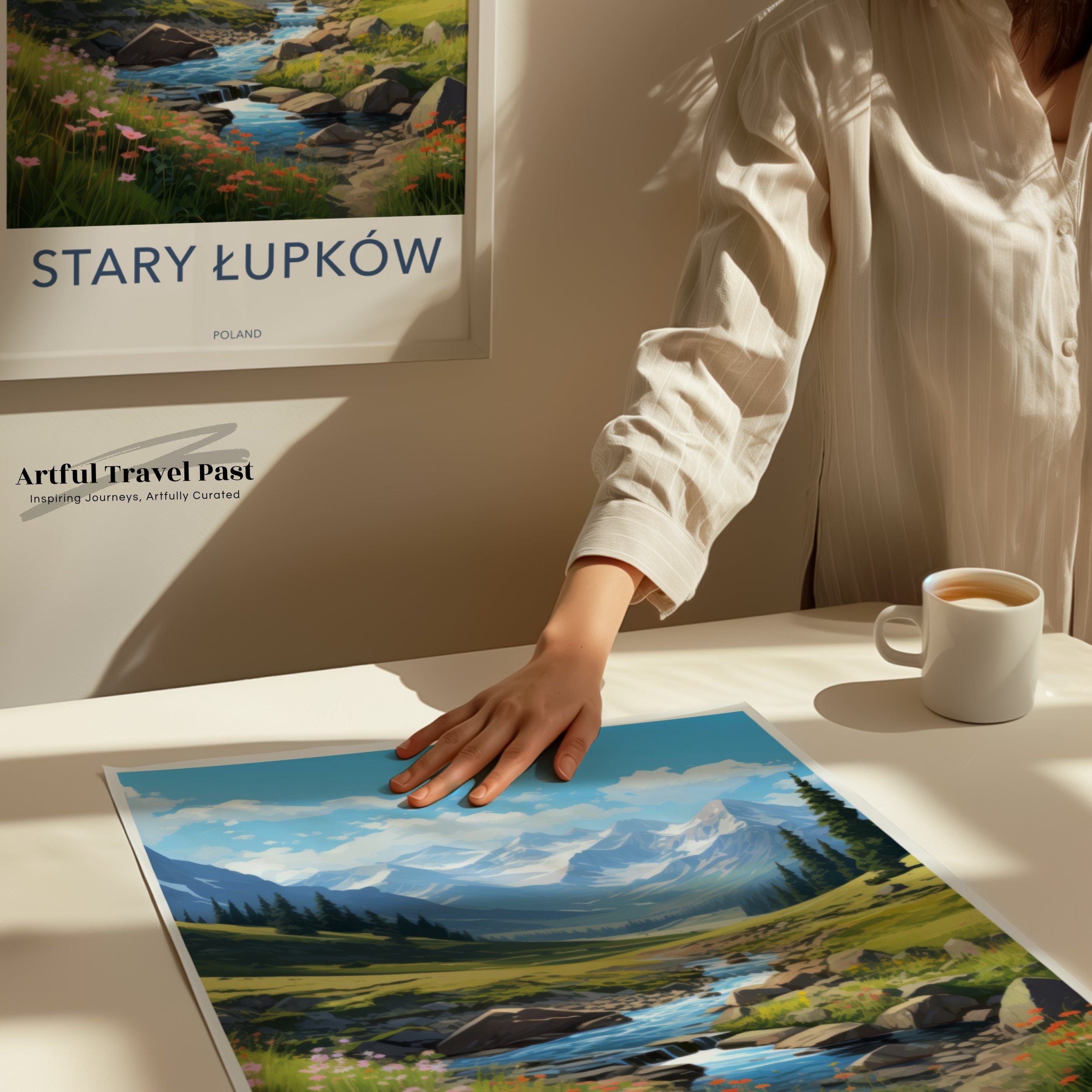 Stary Lupkow Wall Art, Scenic Landscape Print, Nature Lover Decor, Polish Mountains Artwork, Travel Inspired Home Decor, Historical Landmark