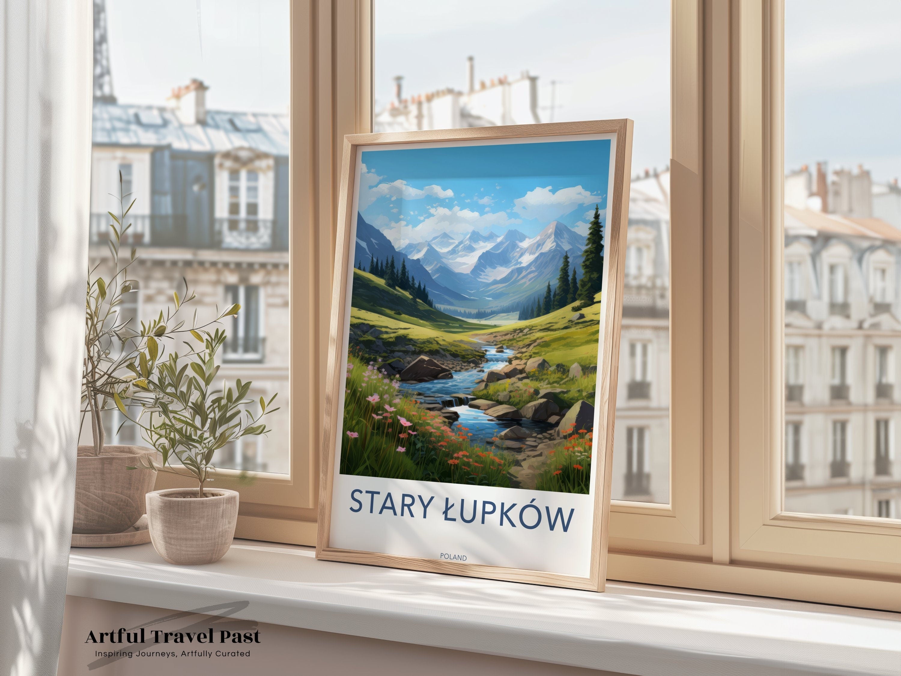 Stary Lupkow Wall Art, Scenic Landscape Print, Nature Lover Decor, Polish Mountains Artwork, Travel Inspired Home Decor, Historical Landmark