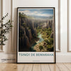 Tsingy de Bemaraha Wall Art, Madagascar Landscape Print, Nature Decor, Scenic Mountain View, Travel Photography, Home Office Artwork