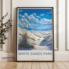 White Sands Park Wall Art, Stunning Landscape Poster, Unique Desert Decor, Scenic Art Print, Nature Photography, Home Decor, Gift Idea