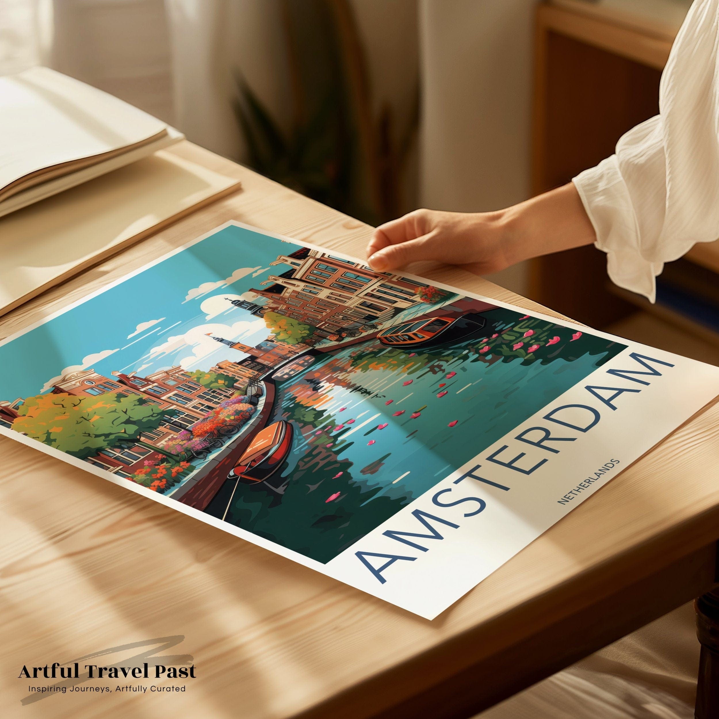 Wall Art Amsterdam Poster | Netherlands Wall Art | Europe Decor