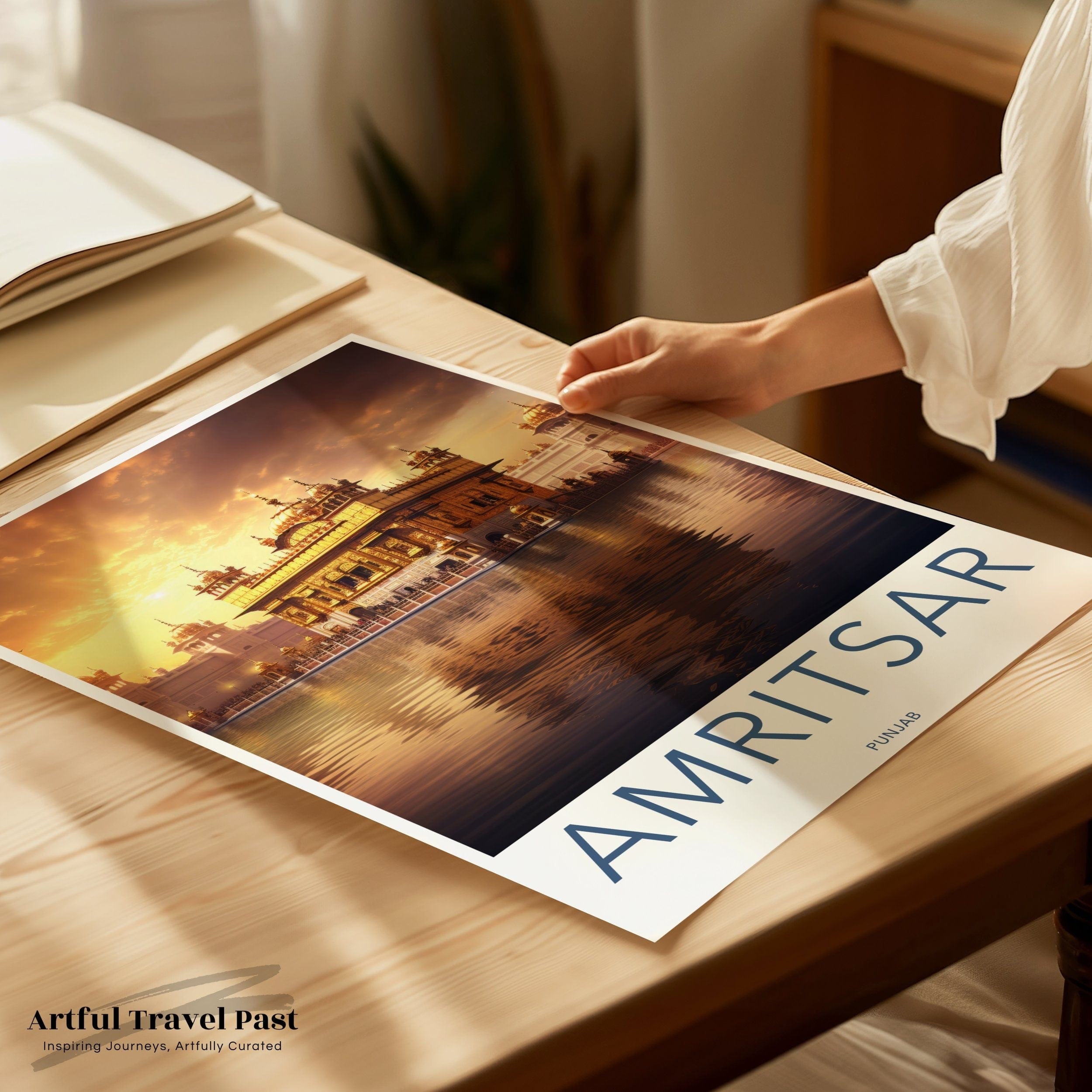 Wall Art Amritsar Poster | Sacred Golden Temple | India Wall Art