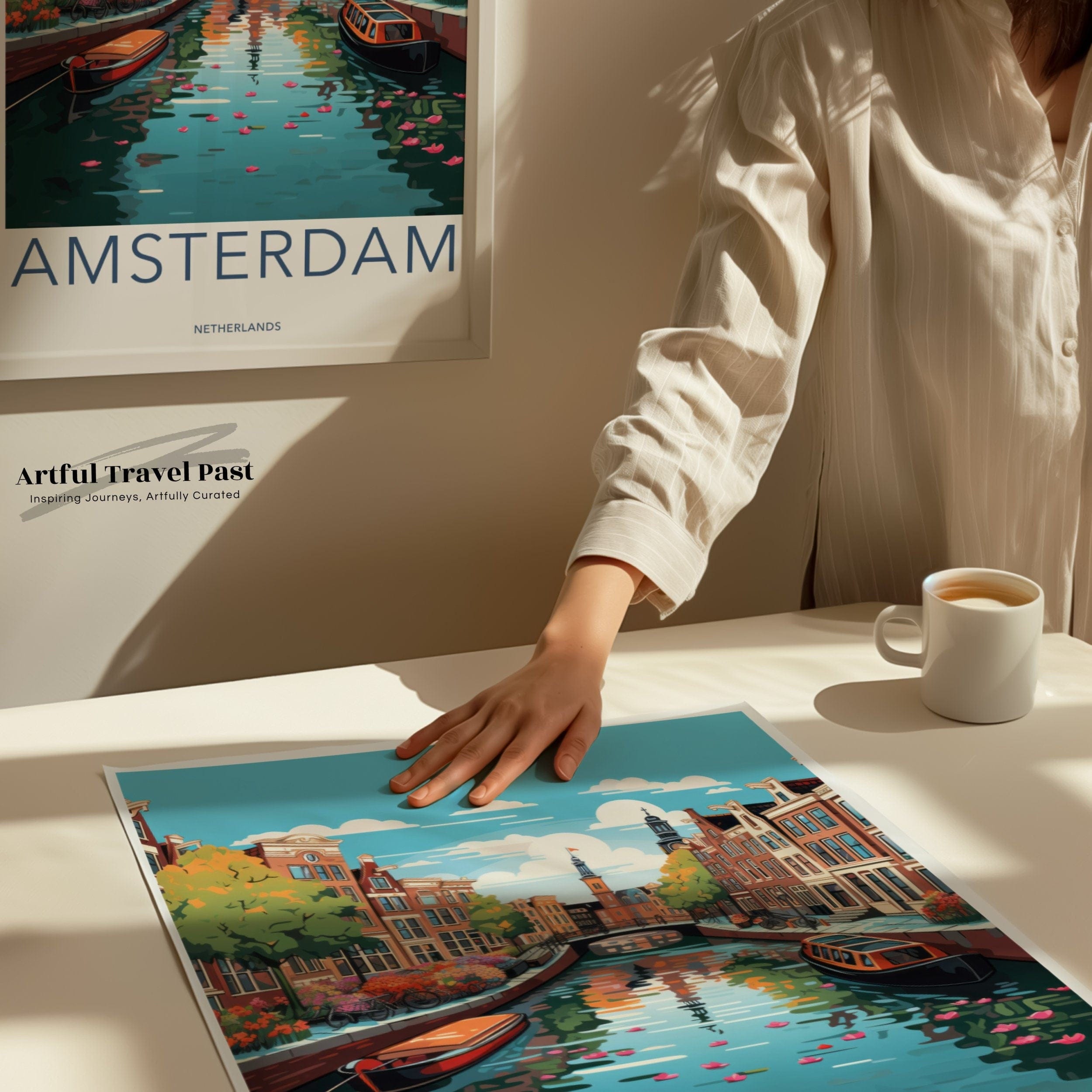 Wall Art Amsterdam Poster | Netherlands Wall Art | Europe Decor