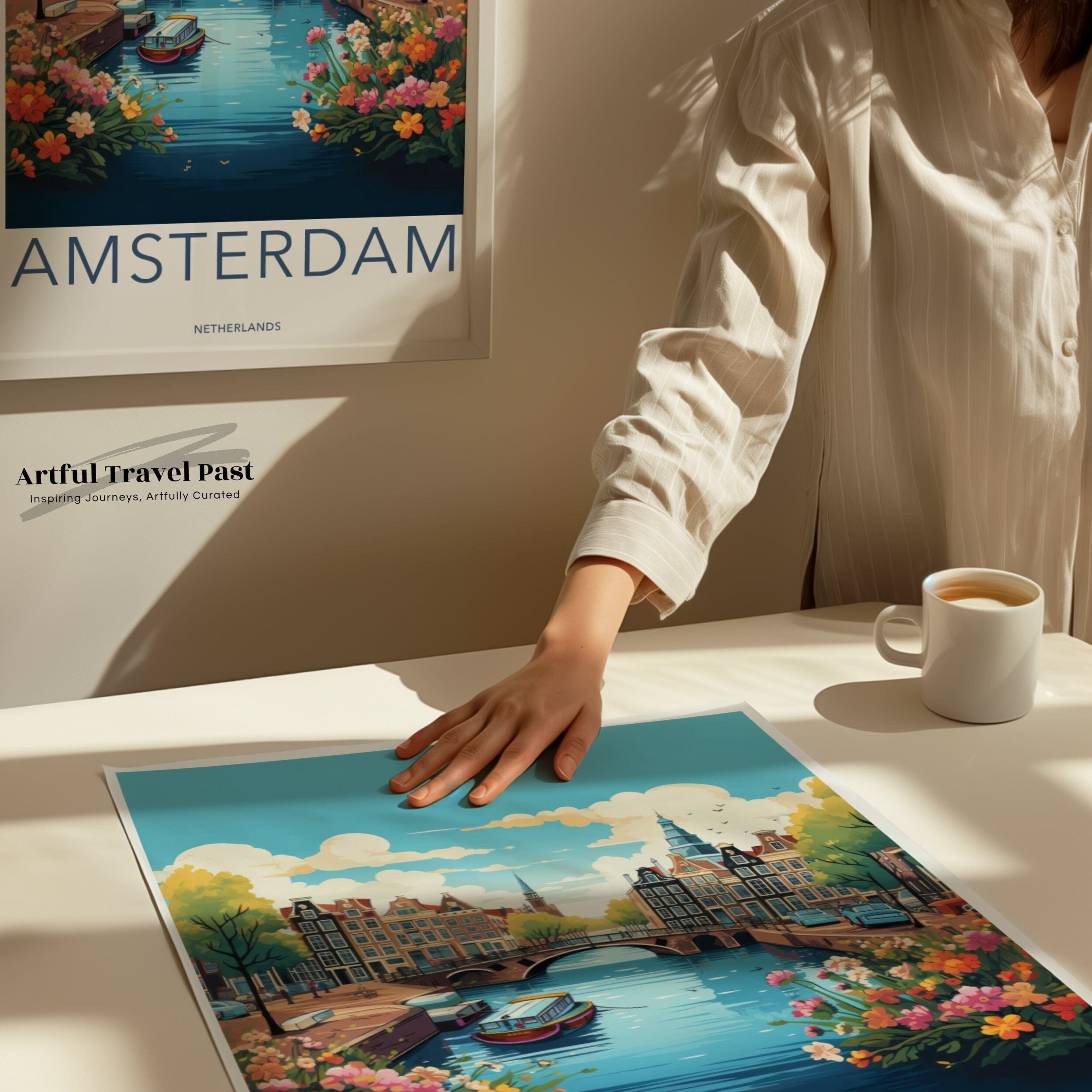 Wall Art Amsterdam Poster | Netherlands Wall Art | Europe Decor