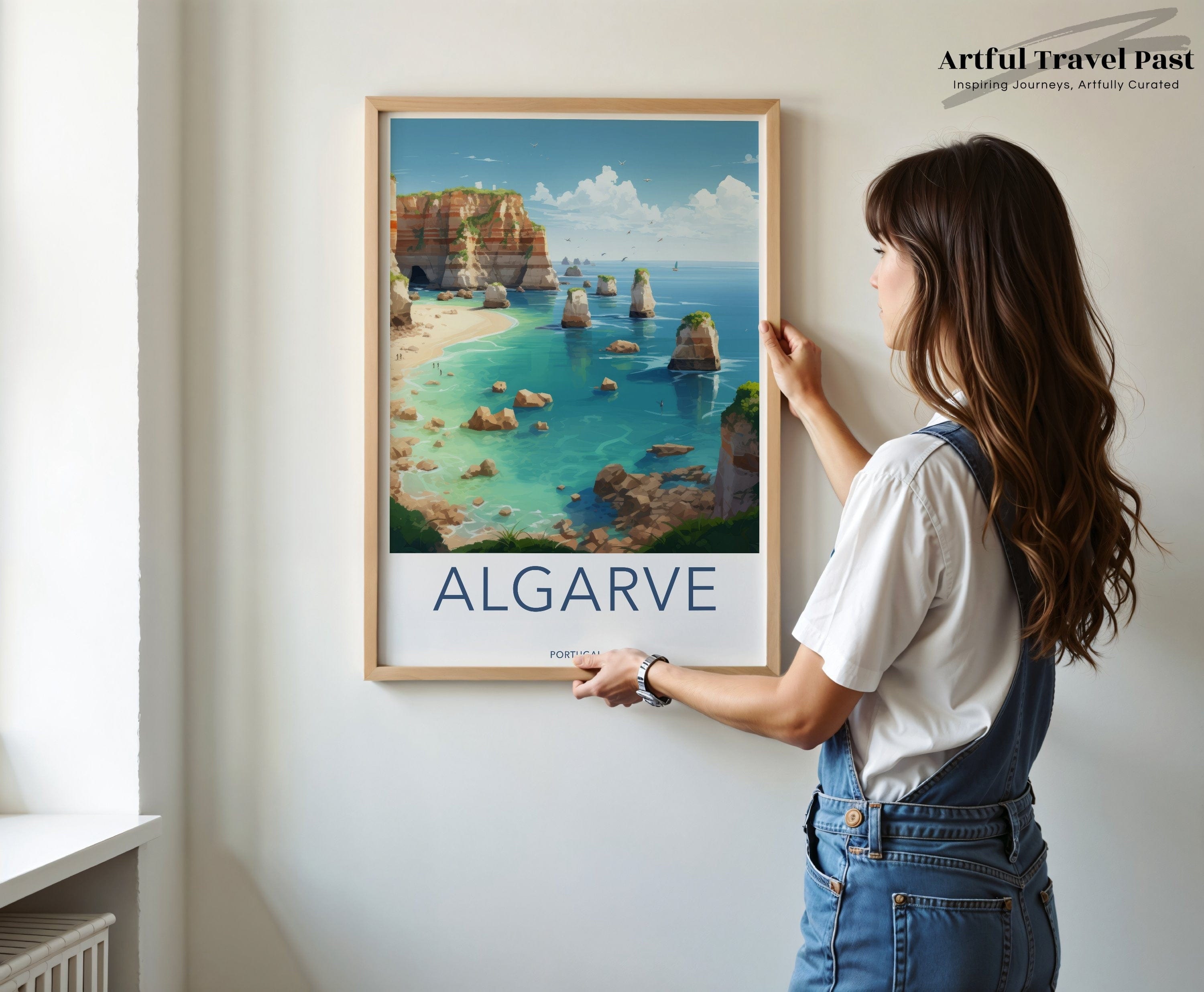 Wall Art Algarve Poster | Portugal Wall Art | Europe Decor