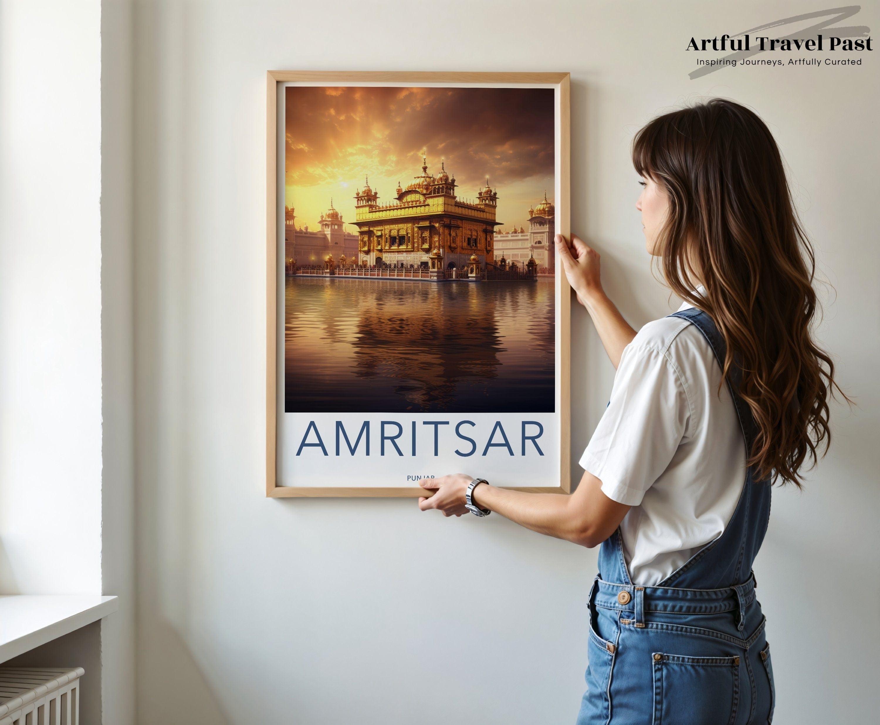 Wall Art Amritsar Poster | Sacred Golden Temple | India Wall Art