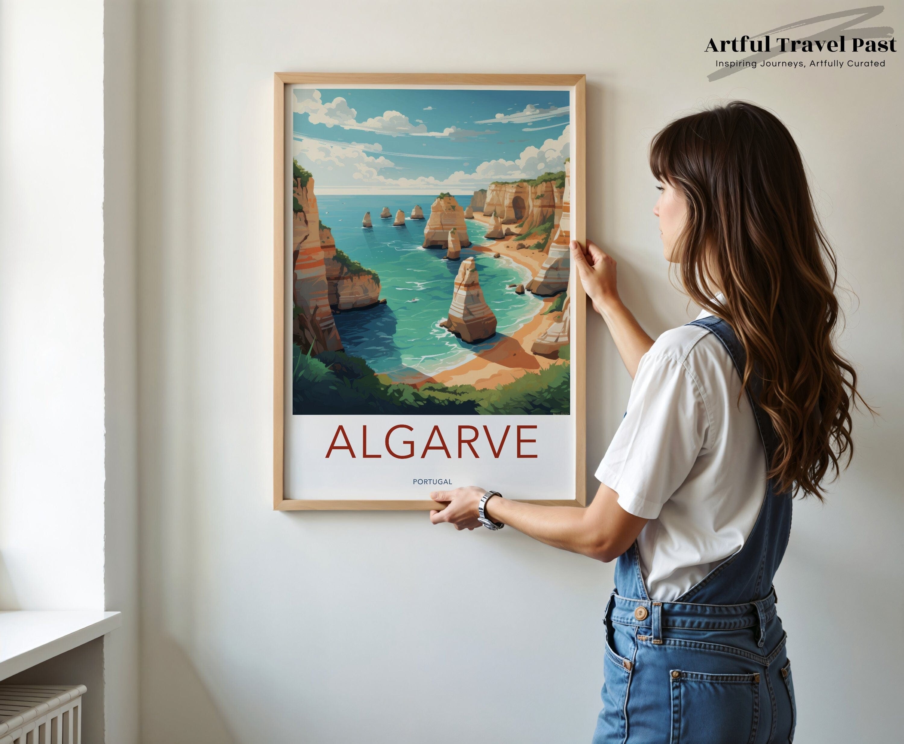 Wall Art Algarve Poster | Portugal Wall Art | Europe Decor