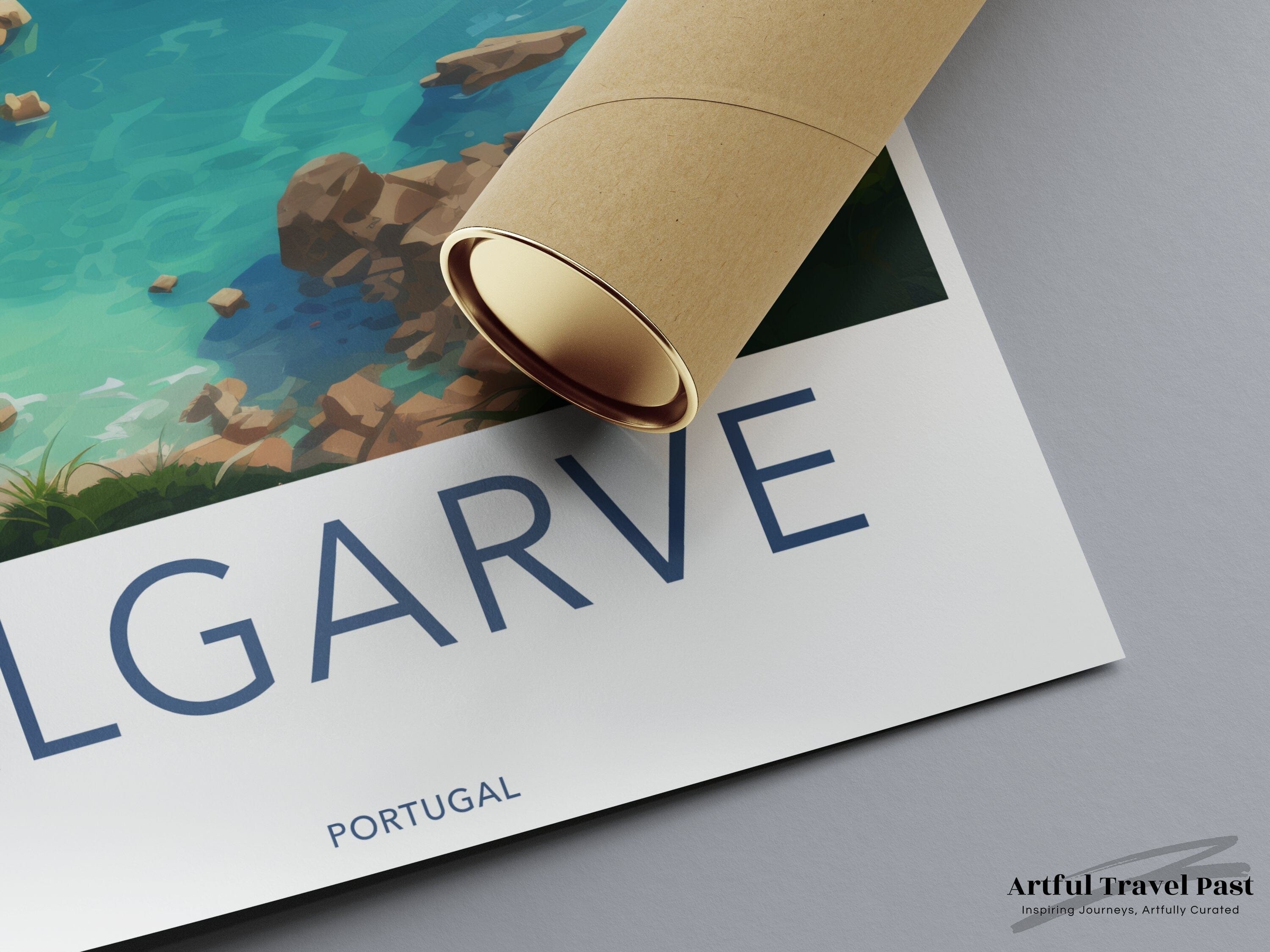 Wall Art Algarve Poster | Portugal Wall Art | Europe Decor