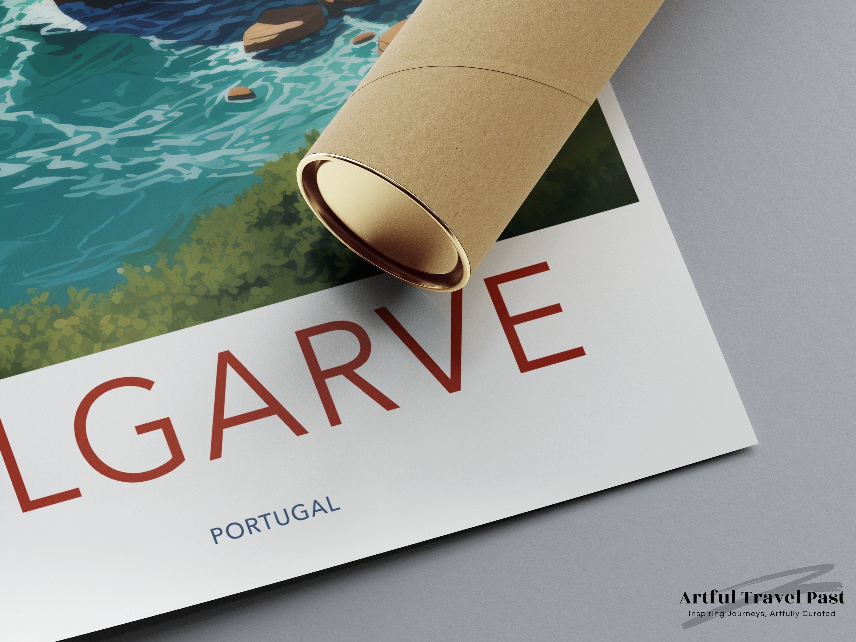 Wall Art Algarve Poster | Portugal Wall Art | Europe Decor