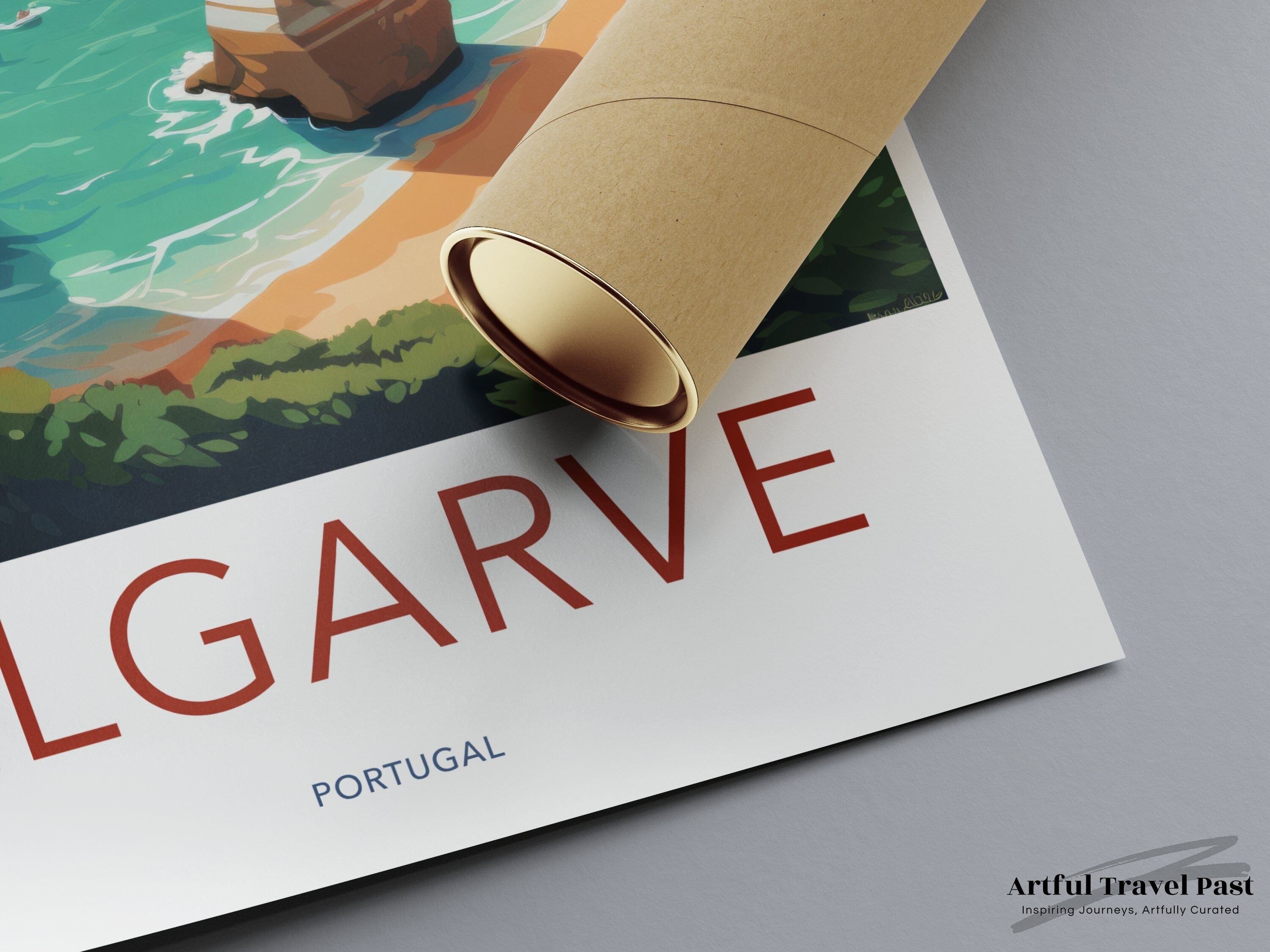 Wall Art Algarve Poster | Portugal Wall Art | Europe Decor