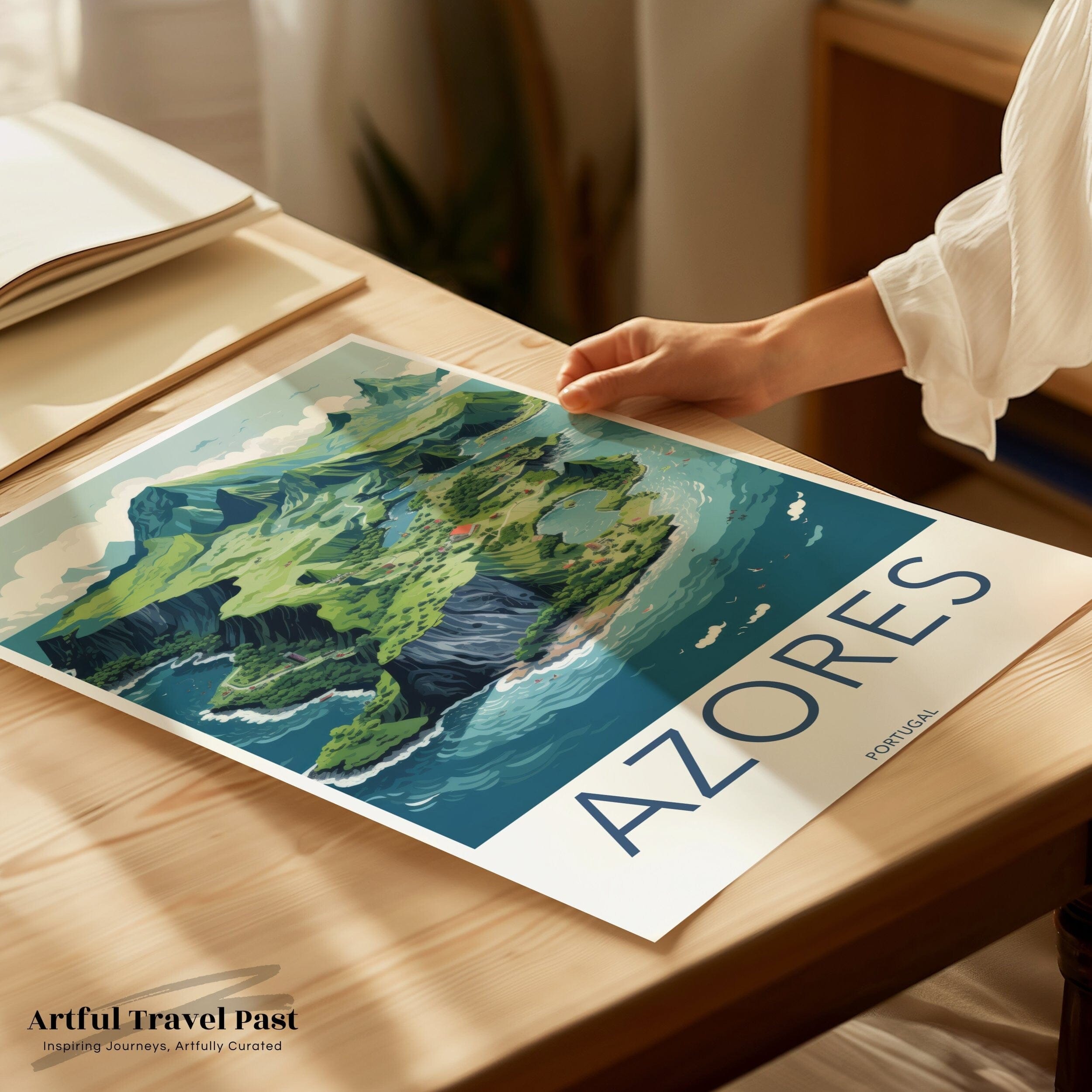 Wall Art Azores Poster | Portugal Wall Art | Europe Decor