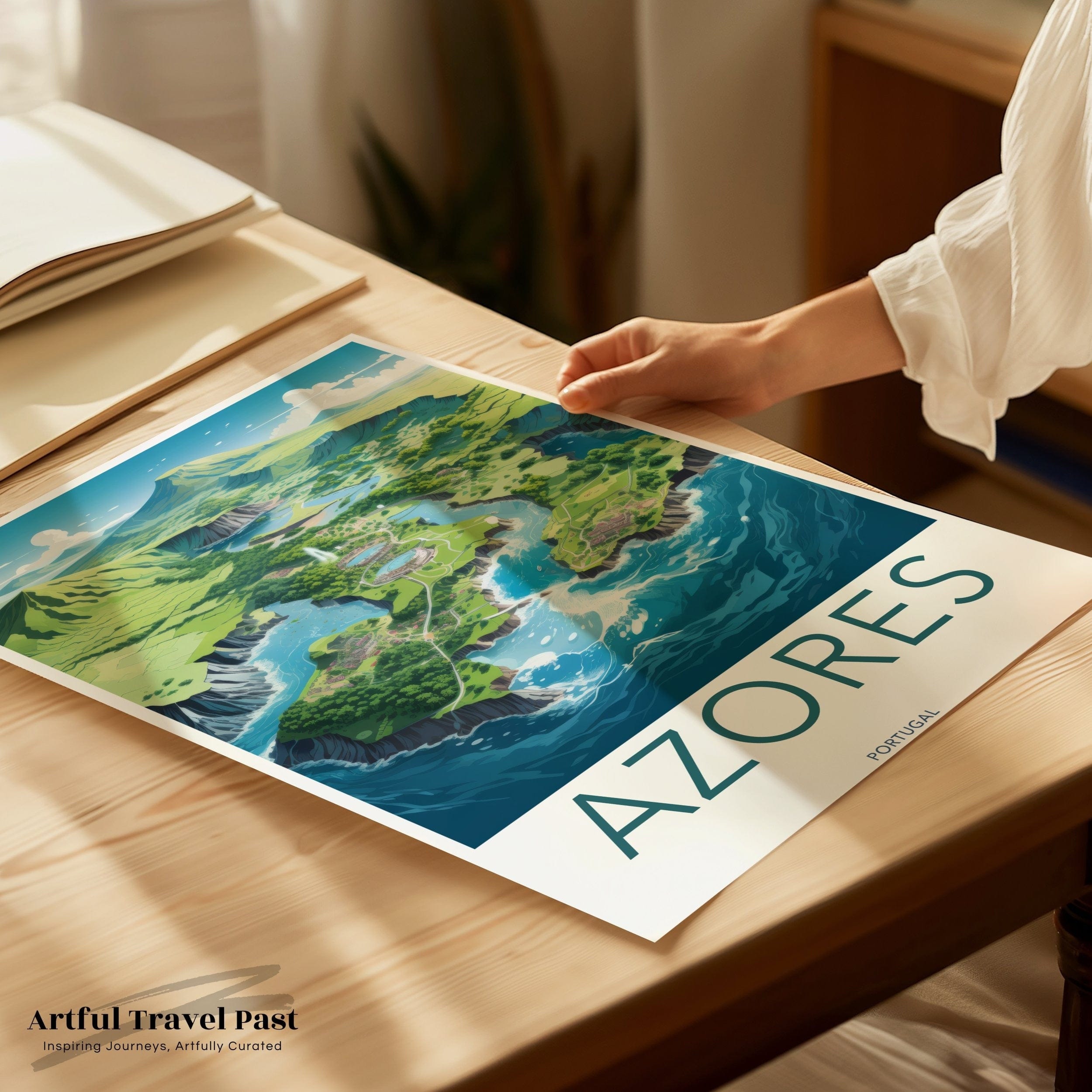 Wall Art Azores Poster | Portugal Wall Art | Europe Decor