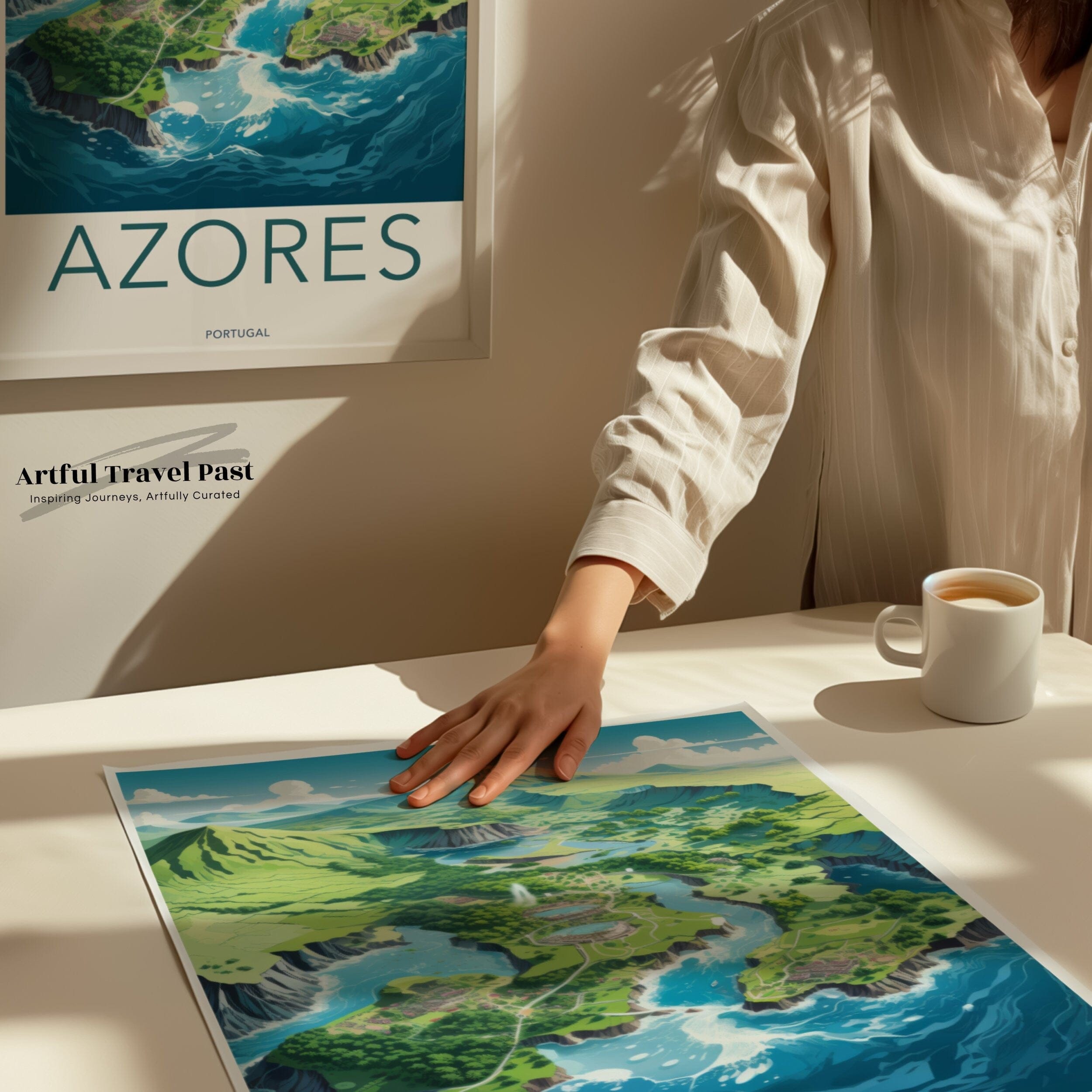 Wall Art Azores Poster | Portugal Wall Art | Europe Decor