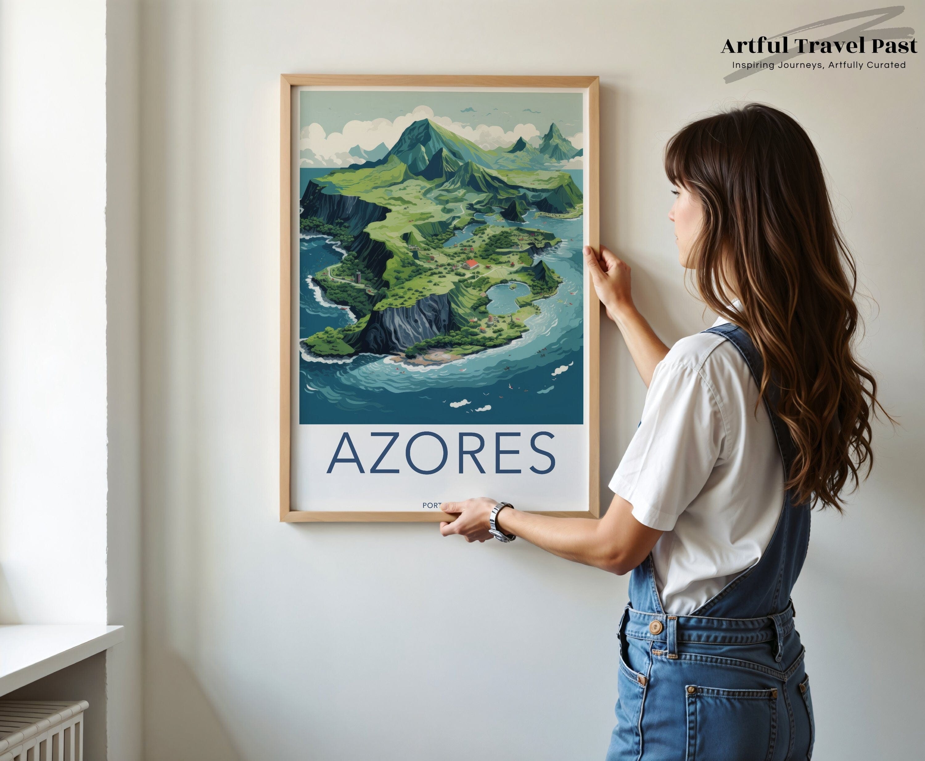 Wall Art Azores Poster | Portugal Wall Art | Europe Decor