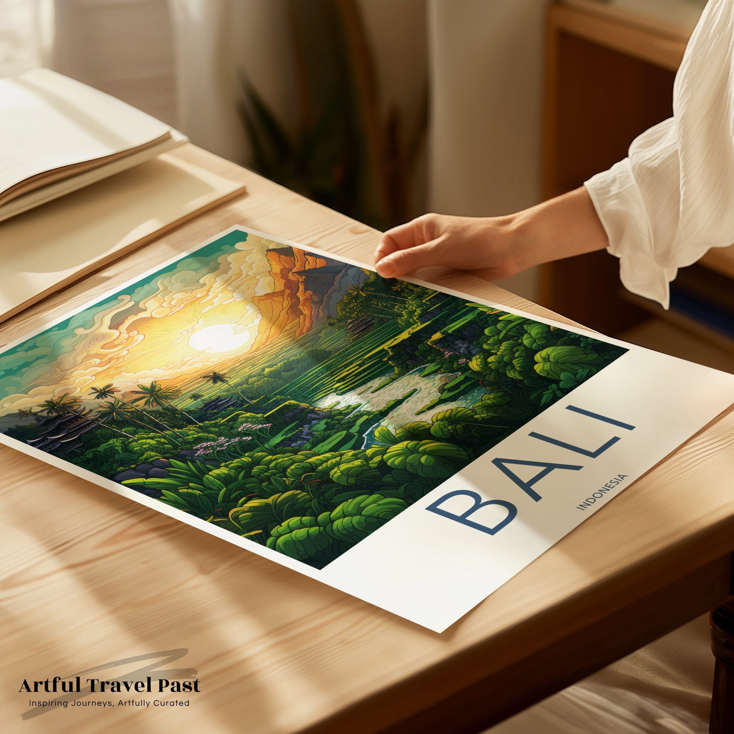 Wall Art Bali Poster | Indonesia Wall Art | Asia Decor