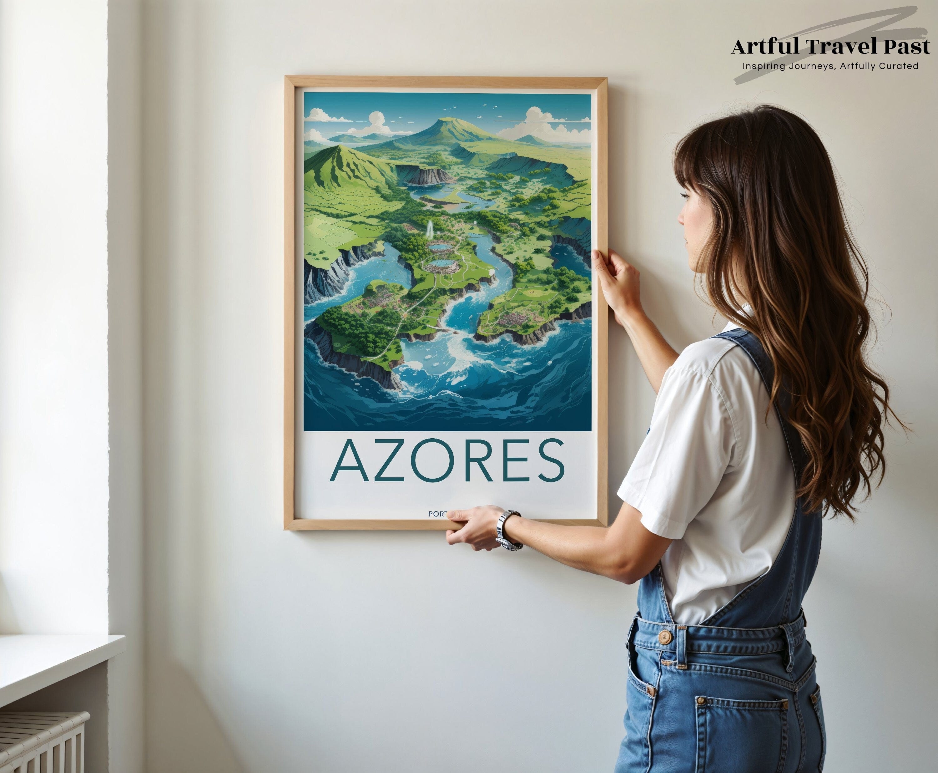 Wall Art Azores Poster | Portugal Wall Art | Europe Decor