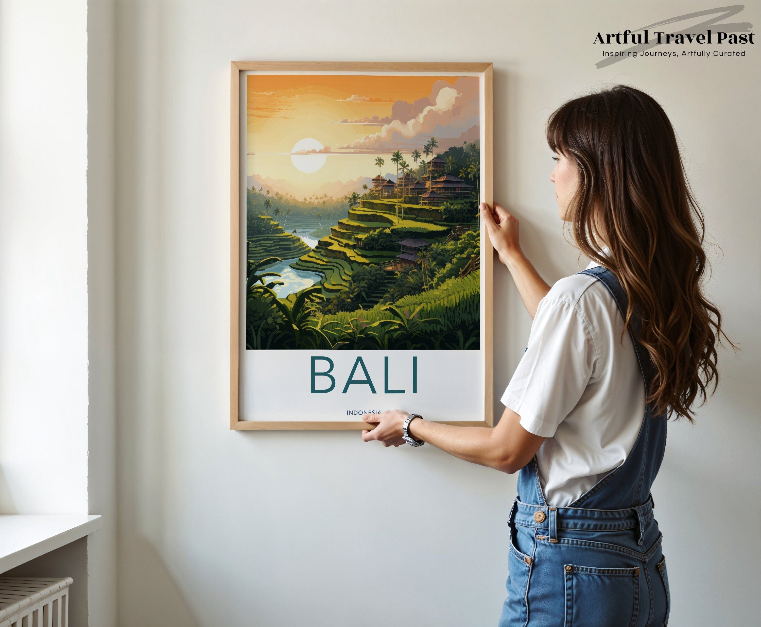 Wall Art Bali Poster | Indonesia Wall Art | Asia Decor