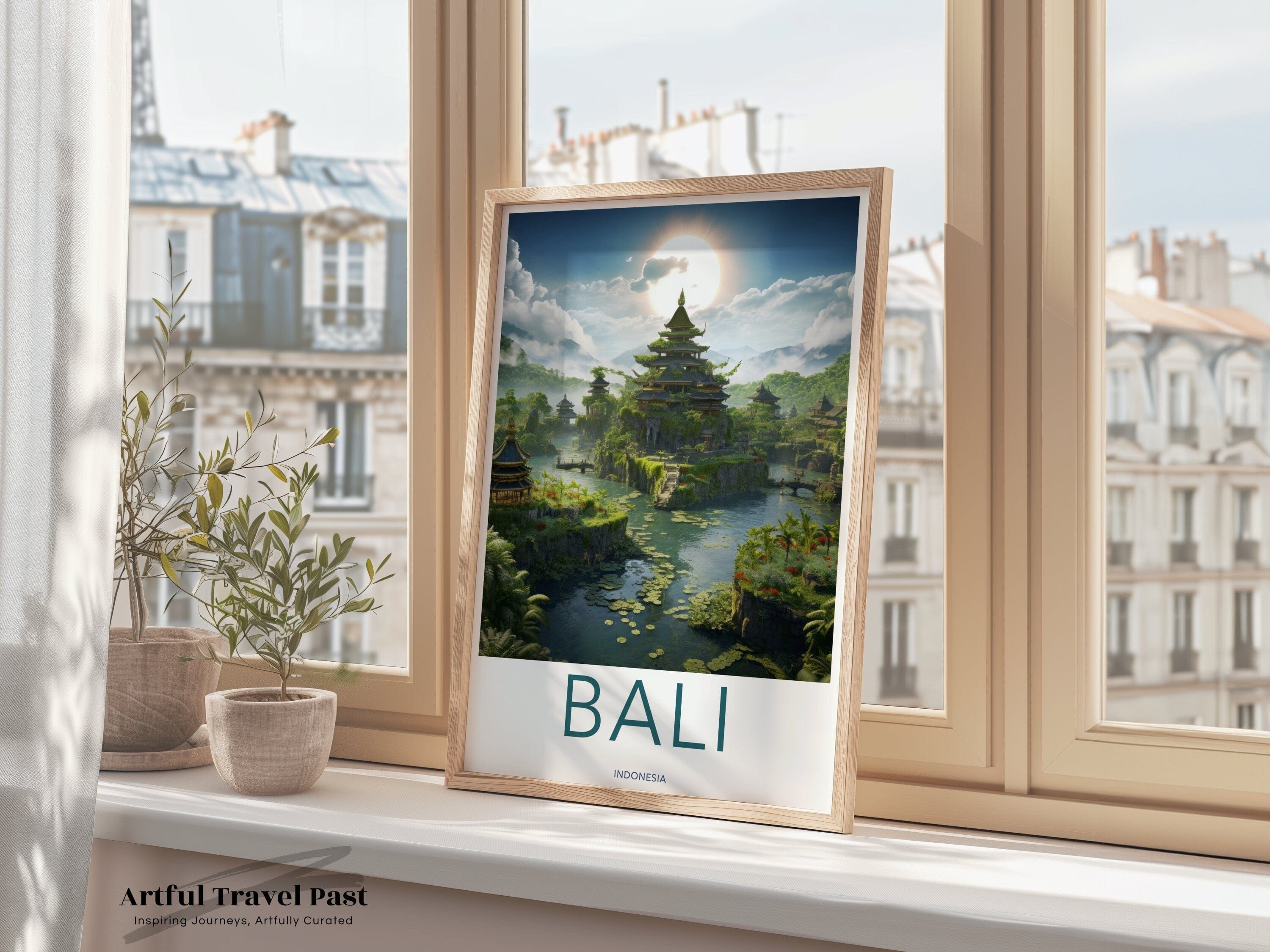 Wall Art Bali Poster | Indonesia Wall Art | Asia Decor