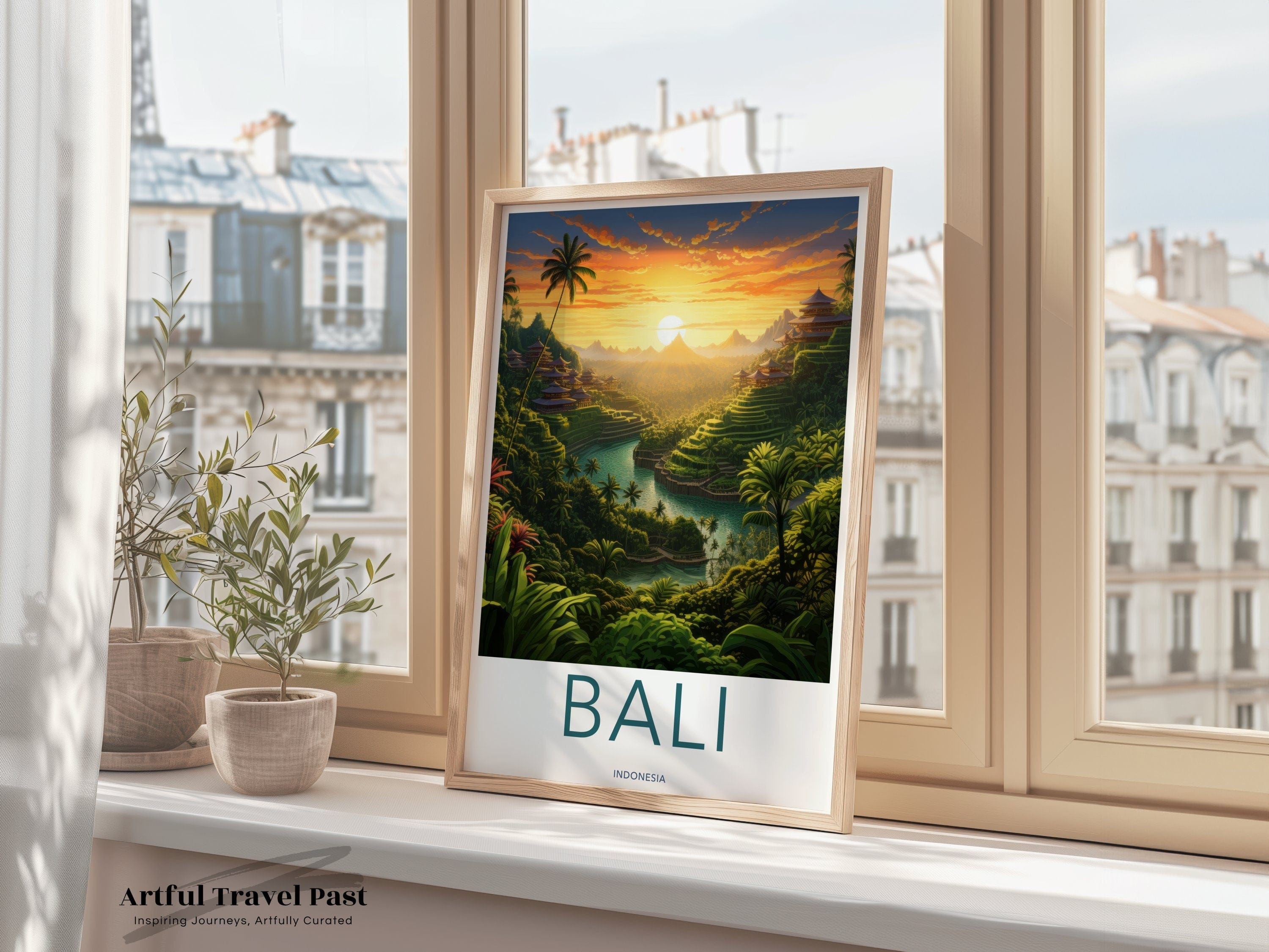 Wall Art Bali Poster | Indonesia Wall Art | Asia Decor