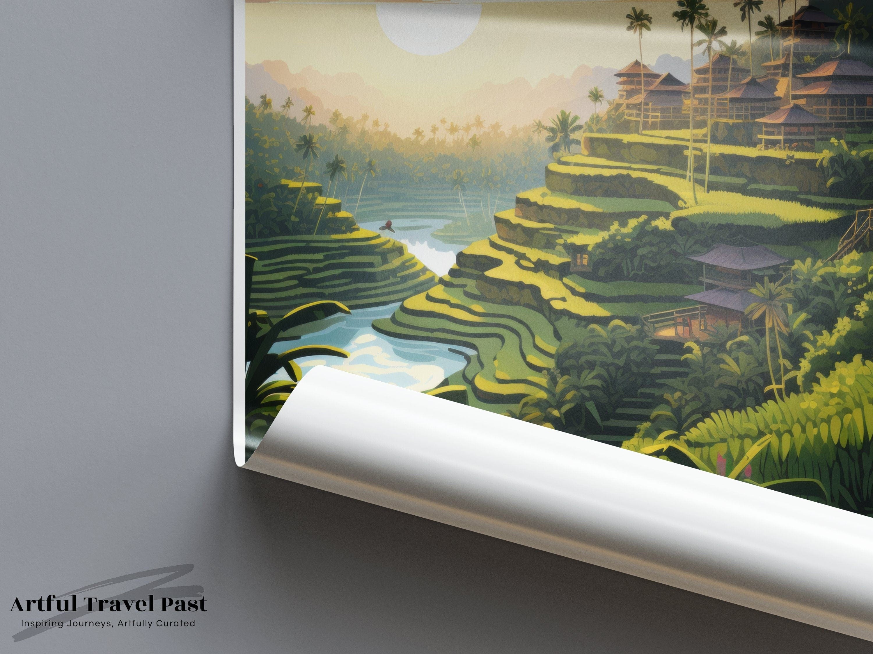 Wall Art Bali Poster | Indonesia Wall Art | Asia Decor