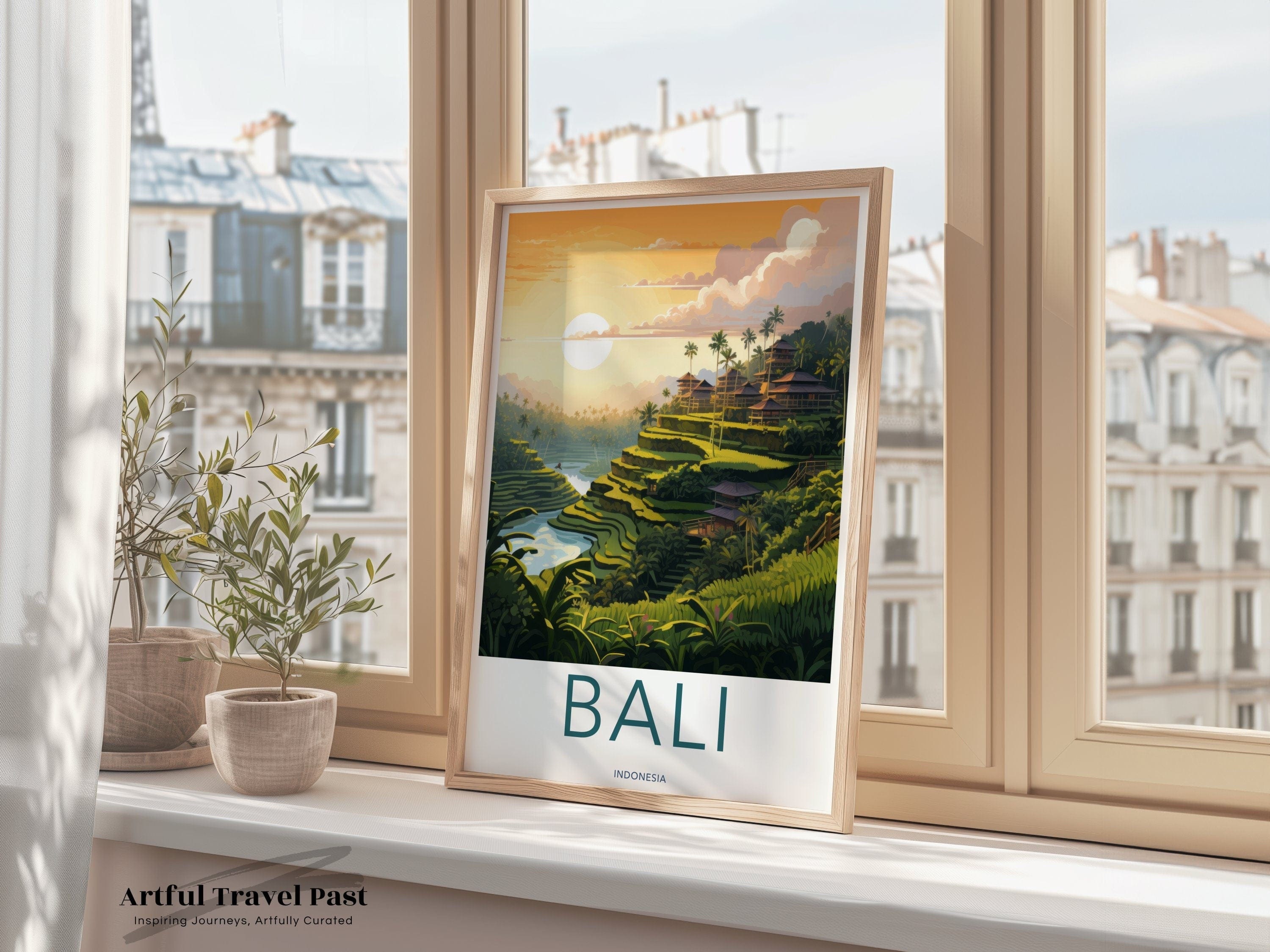 Wall Art Bali Poster | Indonesia Wall Art | Asia Decor